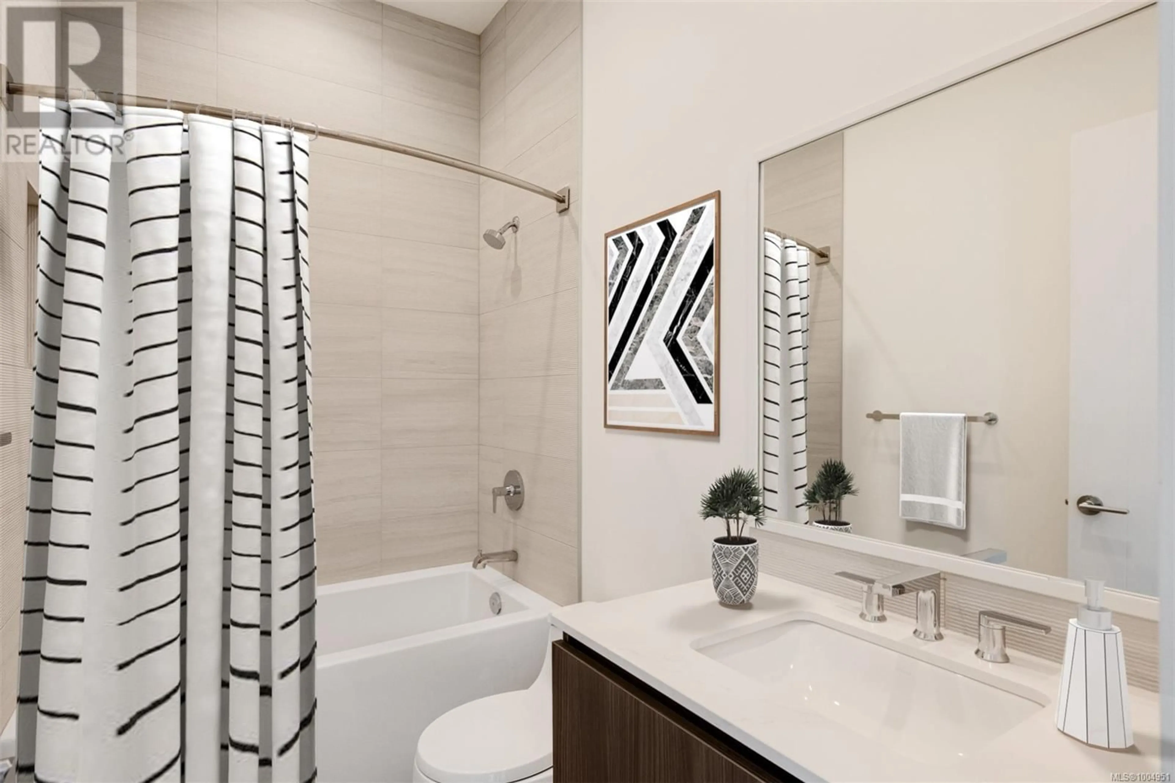 Contemporary bathroom, ceramic/tile floor for 1603 - 2000 HANNINGTON ROAD, Langford British Columbia V9B7C1