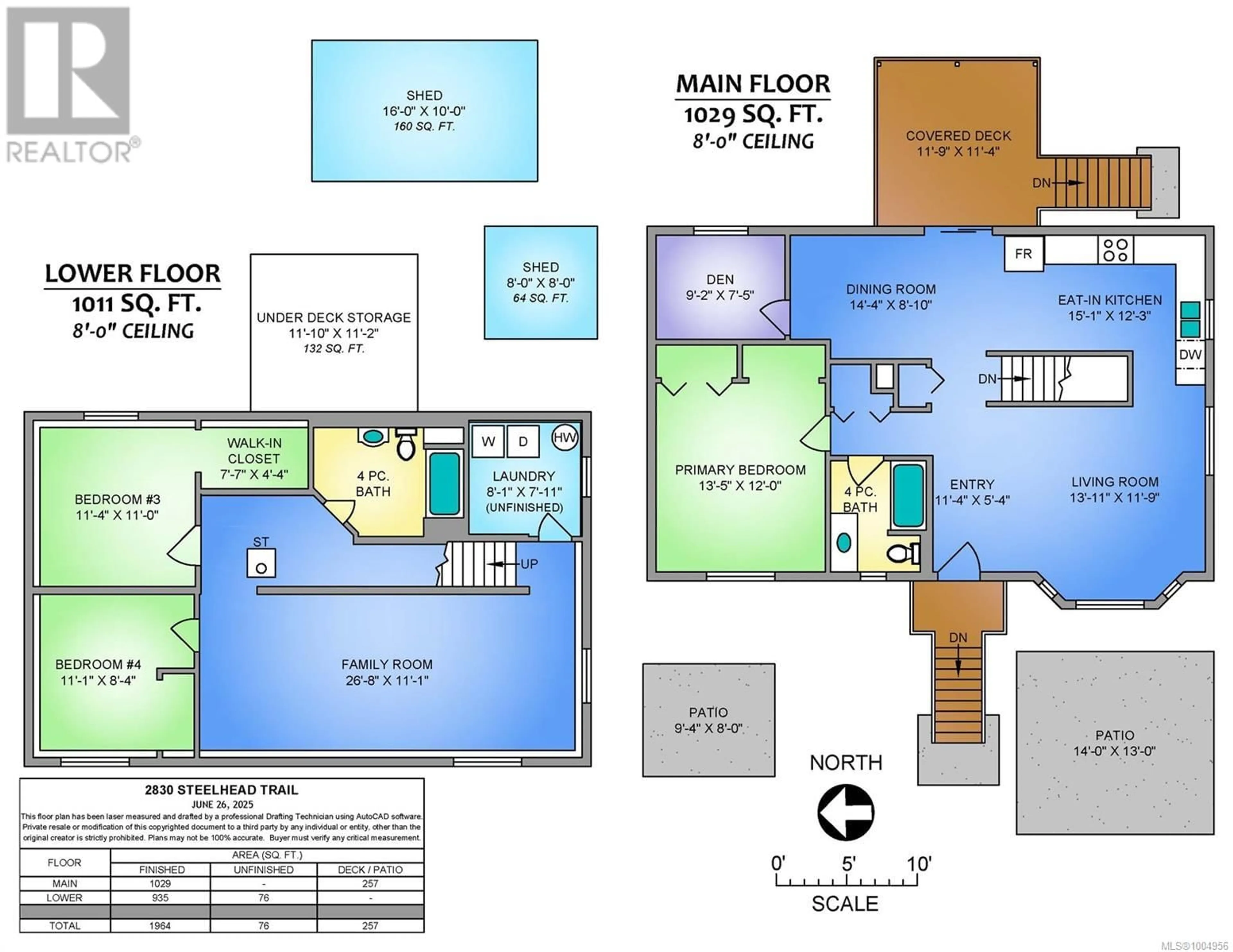 Floor plan for 2830 STEELHEAD TRAIL, Nanaimo British Columbia V9X1E1