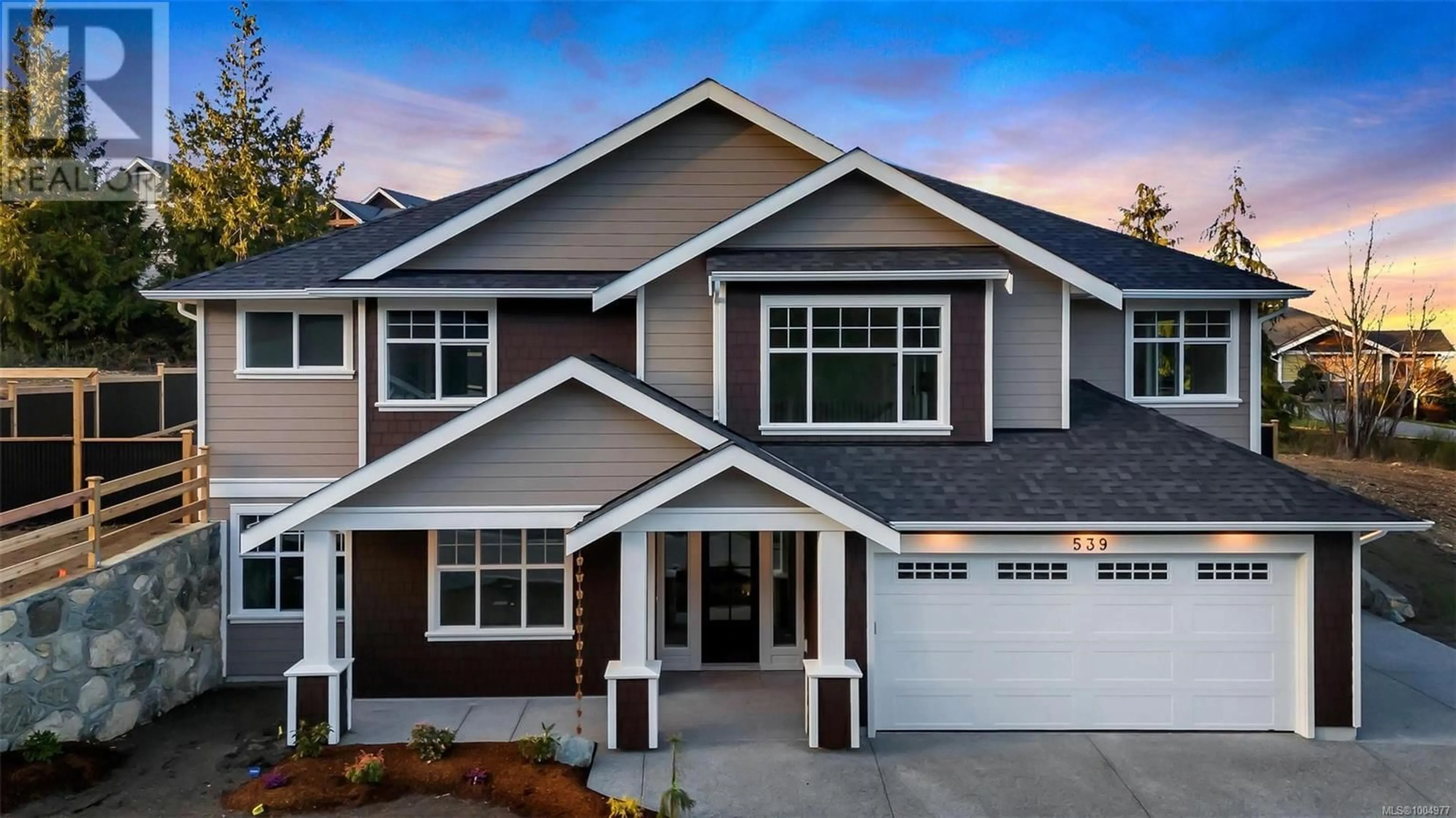 Home with vinyl exterior material, street for 539 BICKFORD WAY, Mill Bay British Columbia V8H1H7