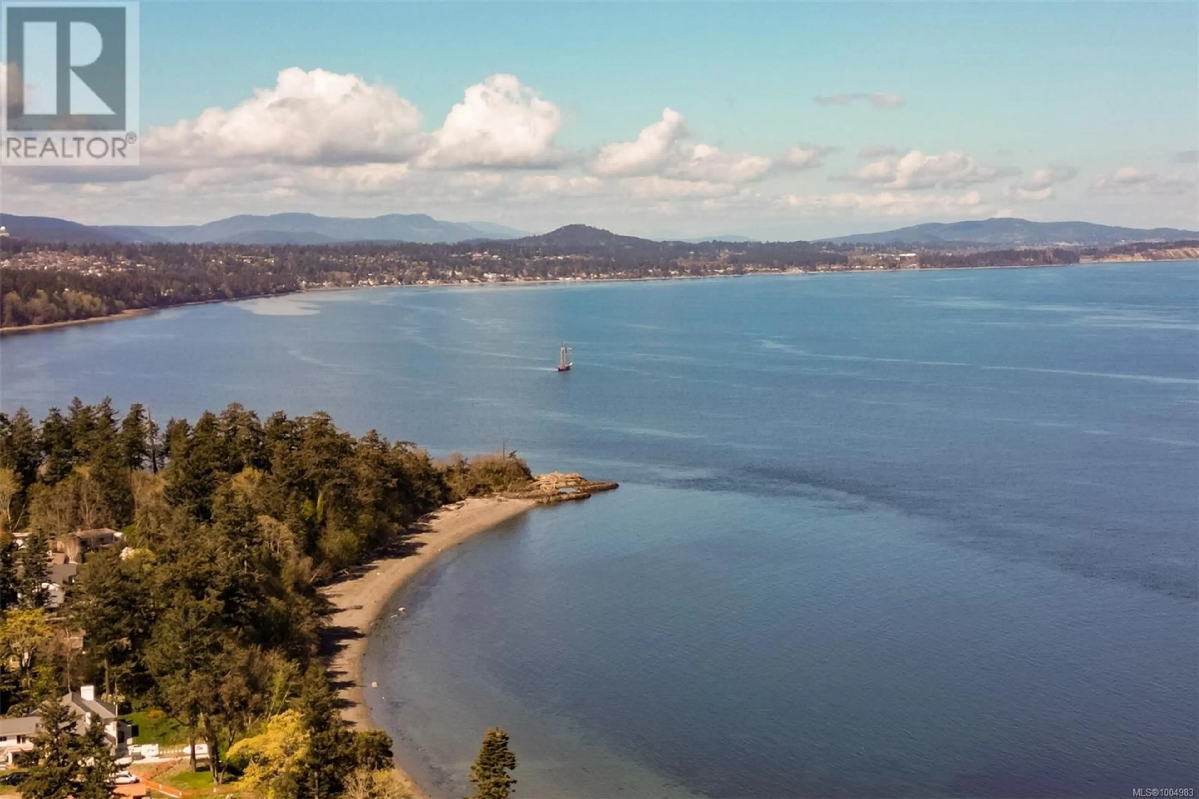 A pic from outside/outdoor area/front of a property/back of a property/a pic from drone, water/lake/river/ocean view for 1941 APPLETON PLACE, Saanich British Columbia V8N3A3