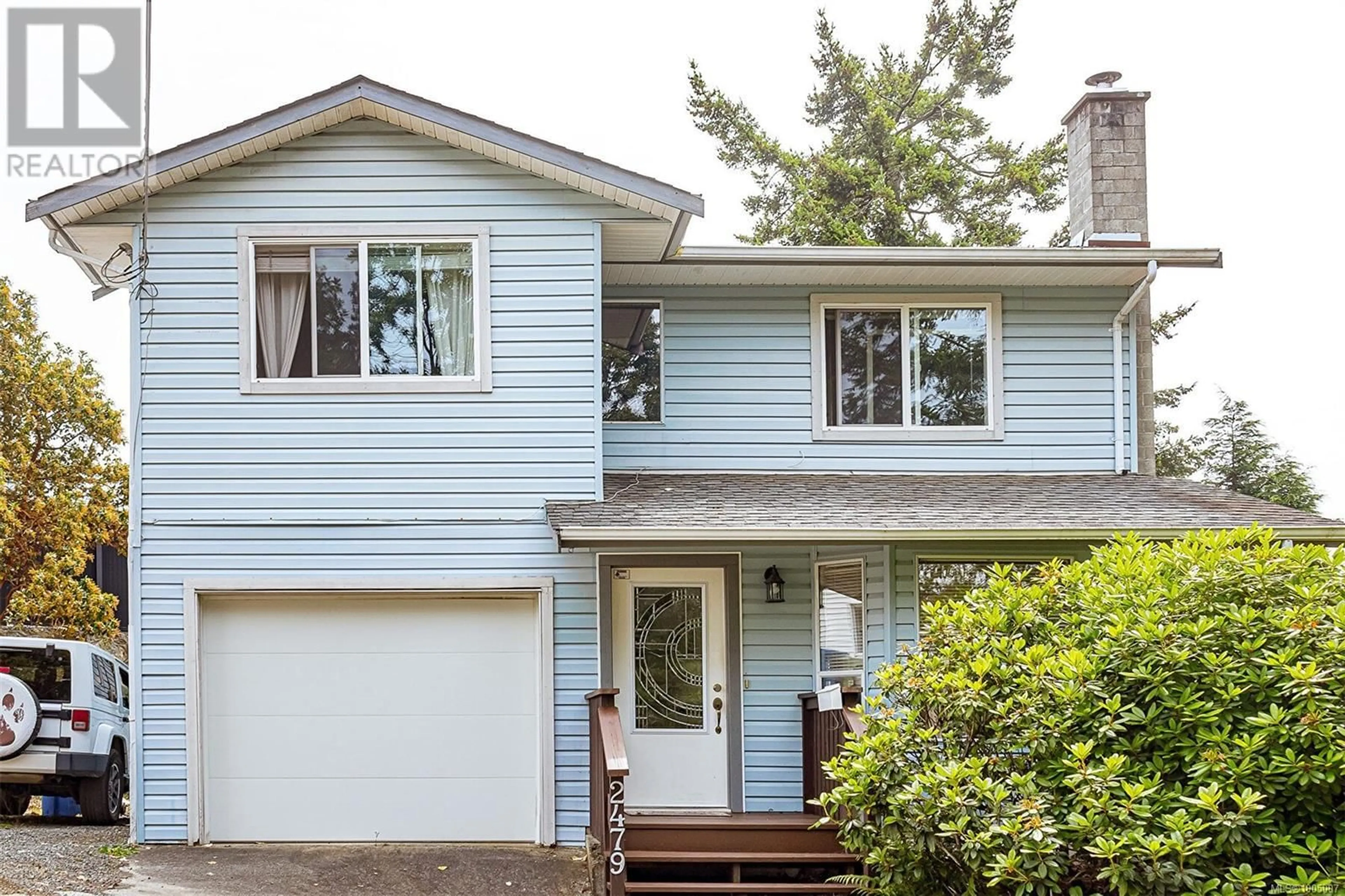 Home with vinyl exterior material, street for 2479 SKEDANS ROAD, Langford British Columbia V9B5H6