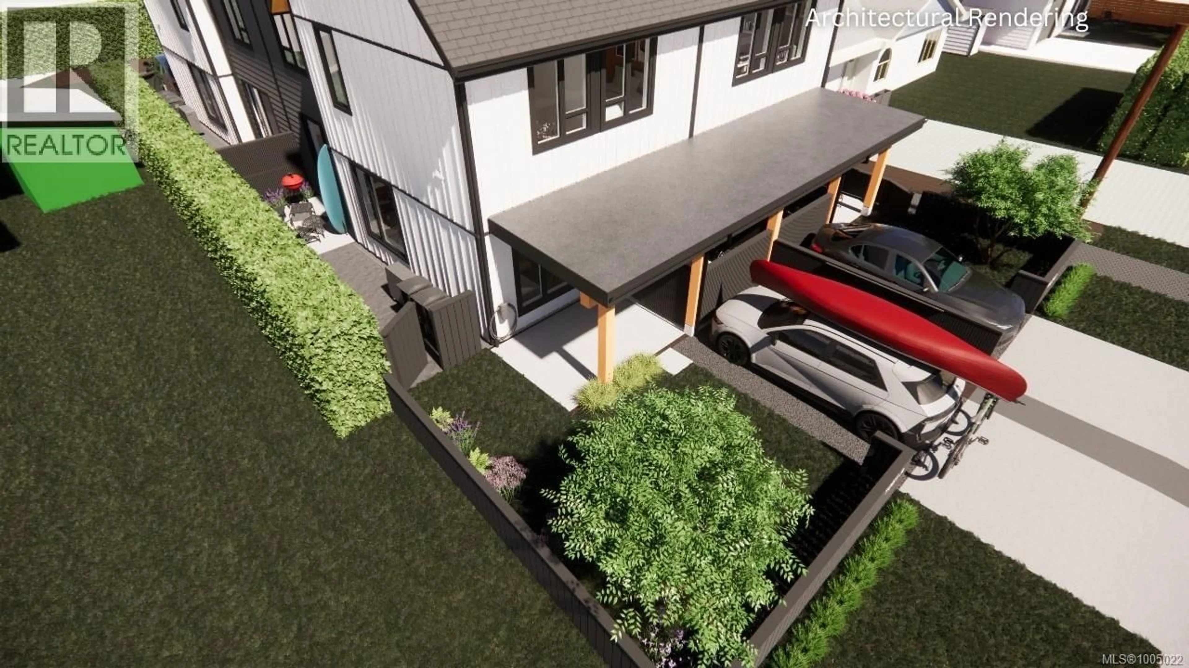 A pic from outside/outdoor area/front of a property/back of a property/a pic from drone, street for A - 1051 4TH STREET, Courtenay British Columbia V9N1H6
