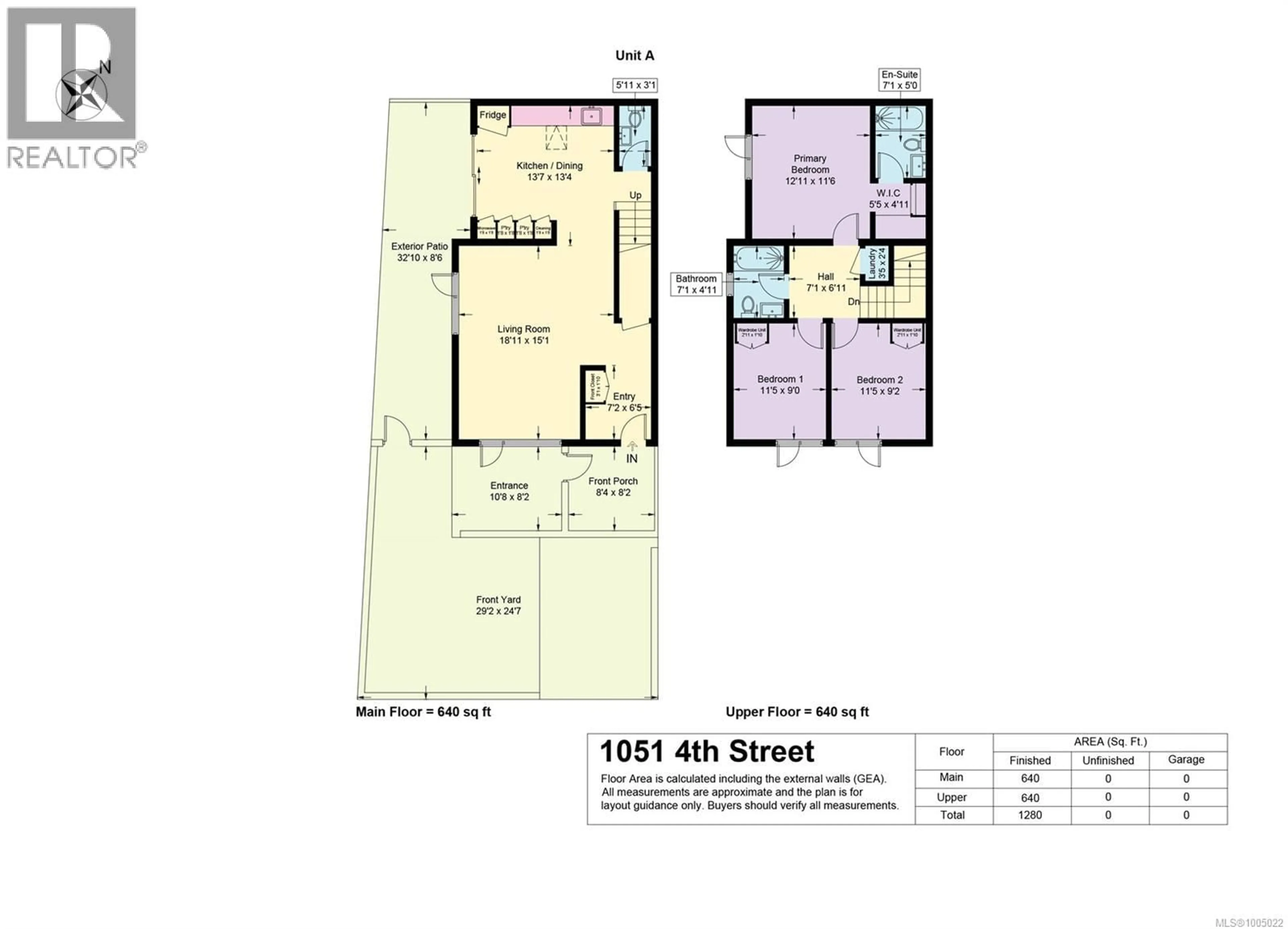 Floor plan for A - 1051 4TH STREET, Courtenay British Columbia V9N1H6
