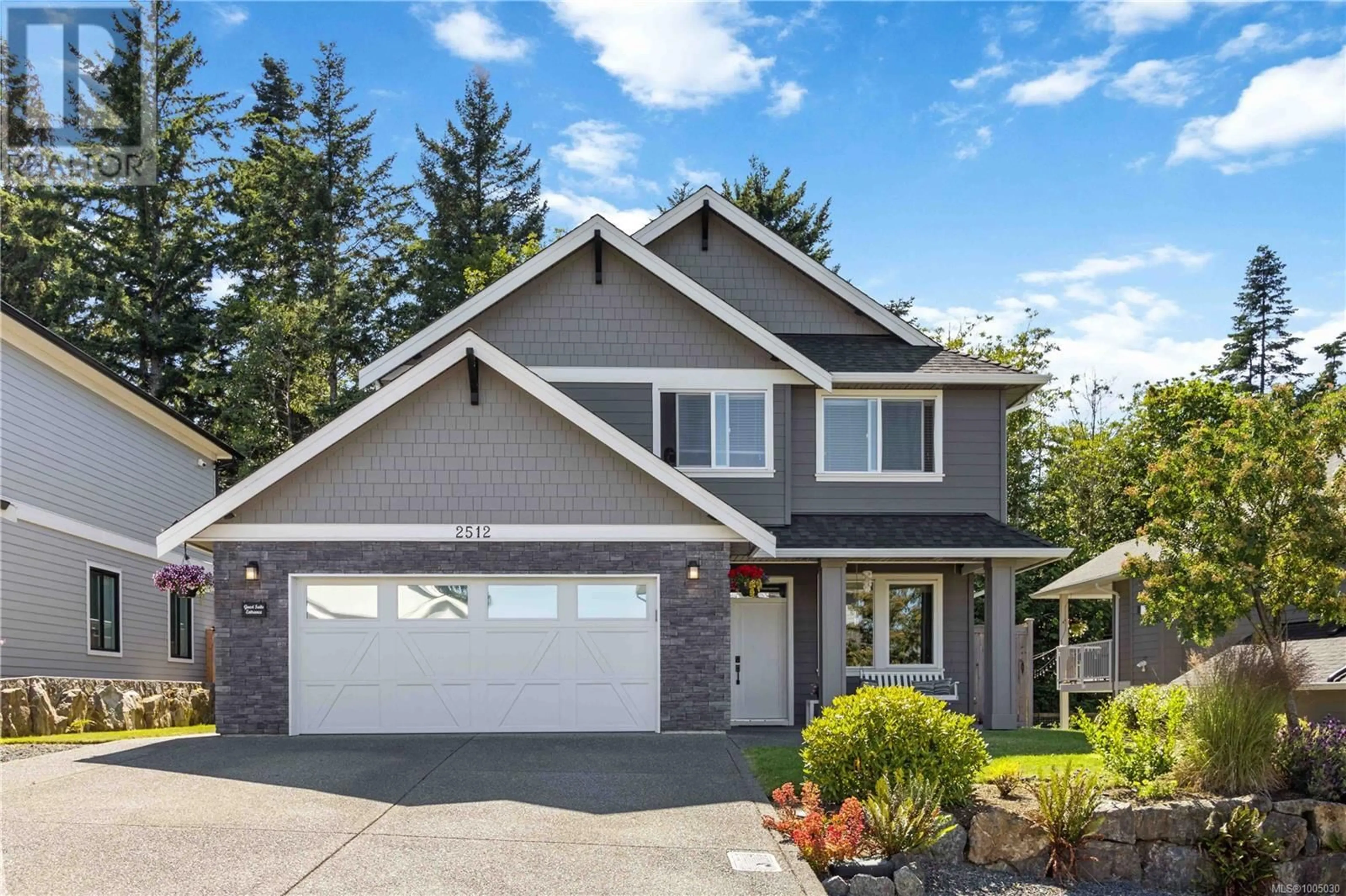 Home with vinyl exterior material, street for 2512 WEST TRAIL COURT, Sooke British Columbia V9Z0L2