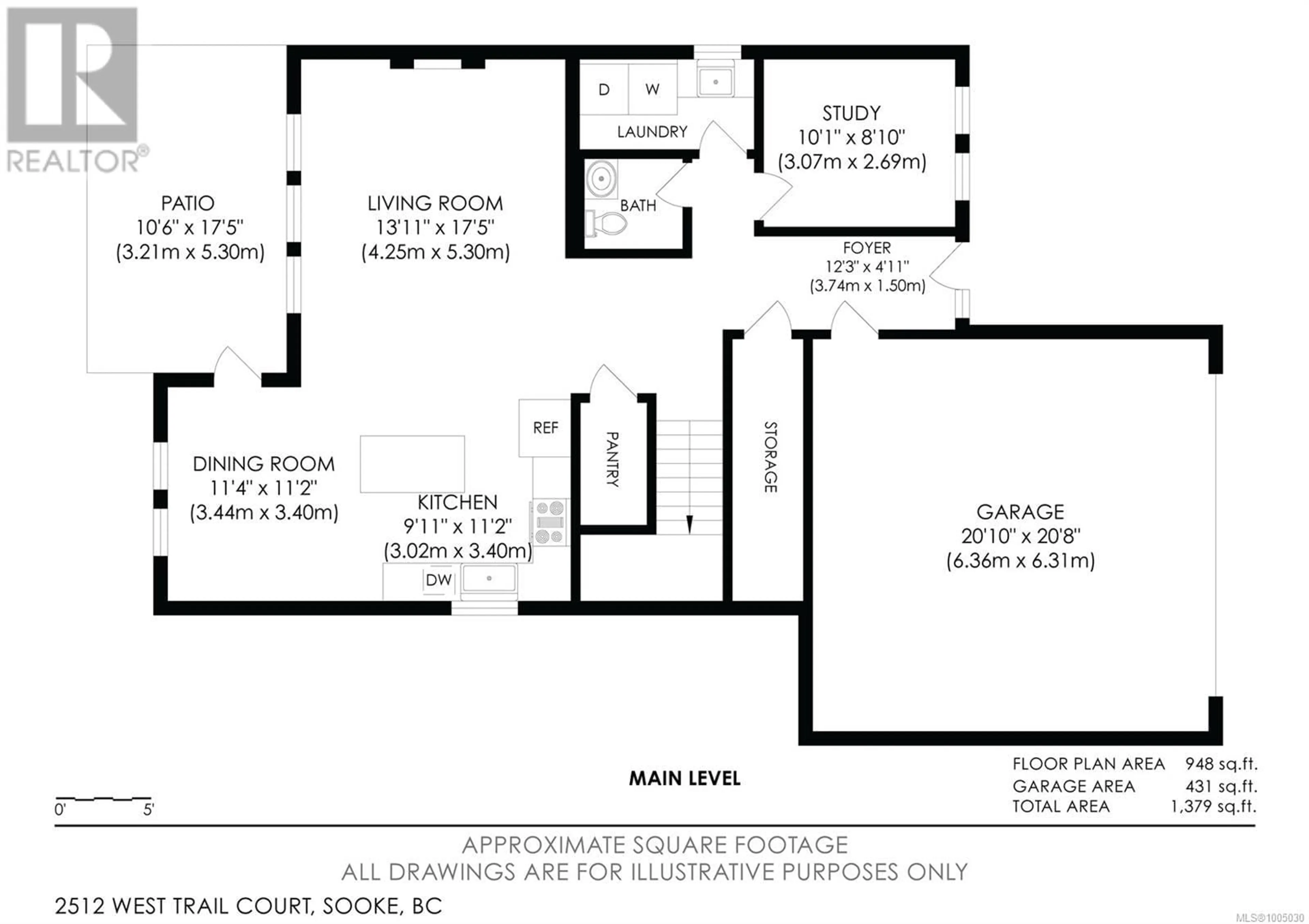 Floor plan for 2512 WEST TRAIL COURT, Sooke British Columbia V9Z0L2