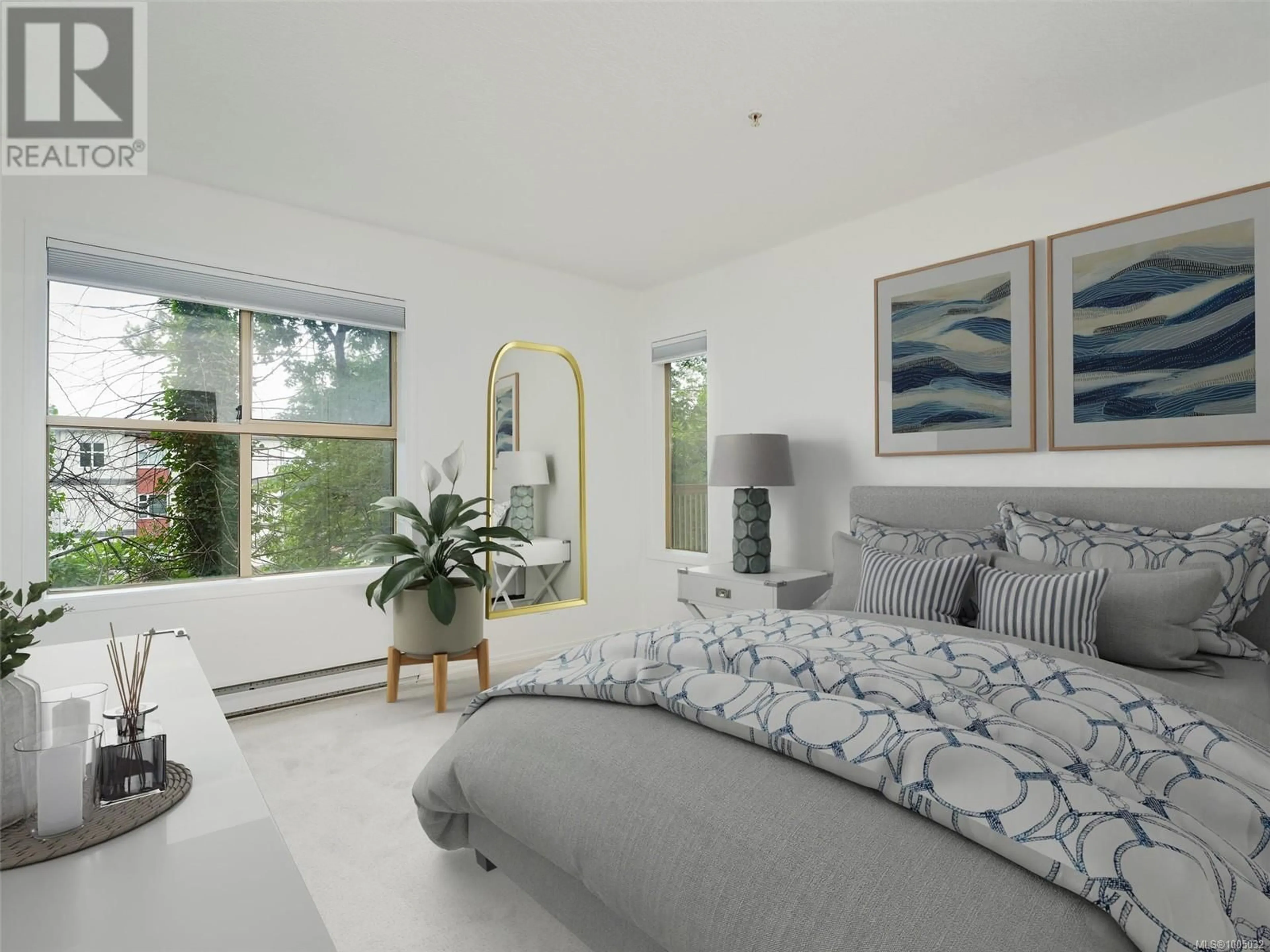 Bedroom with bed, unknown for 101 - 3363 GLASGOW AVENUE, Saanich British Columbia V8X1M5