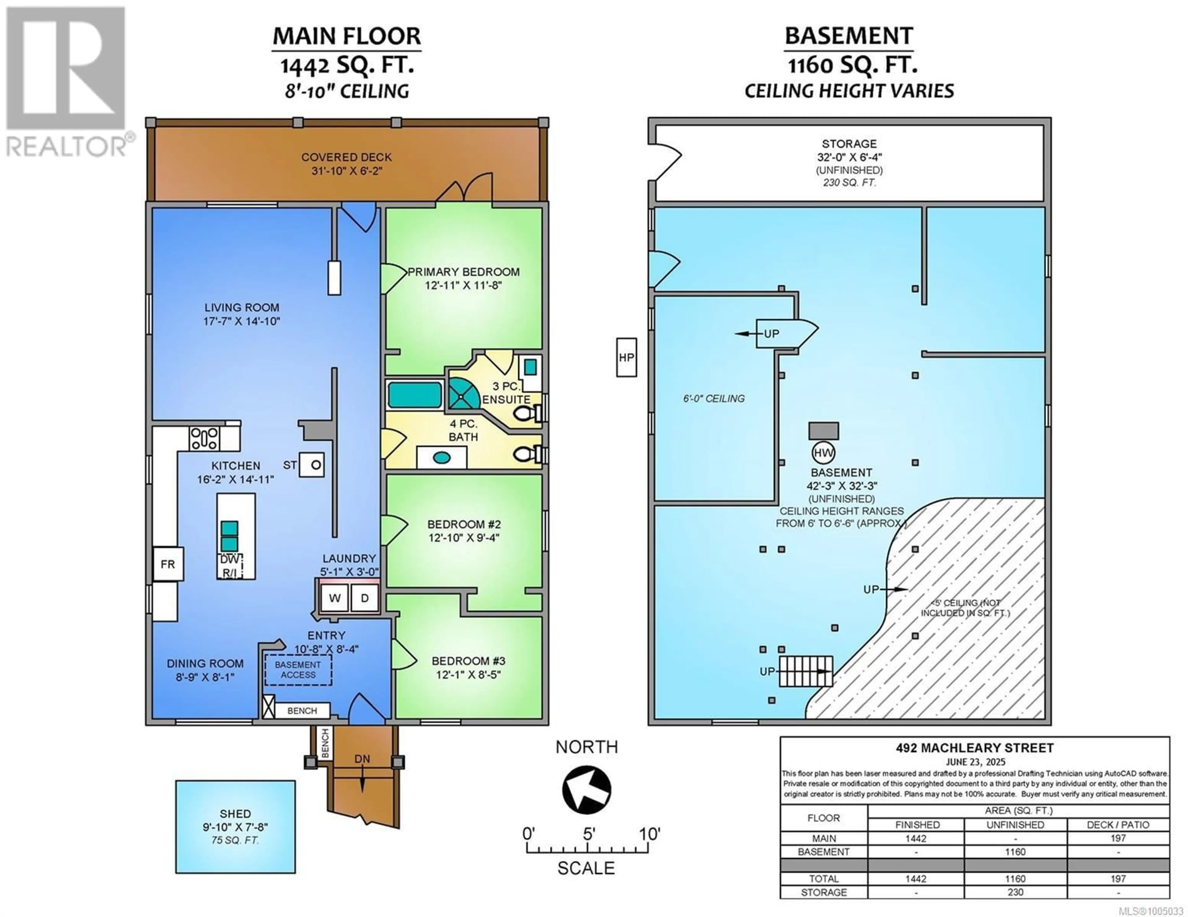 Floor plan for 492 MACHLEARY STREET, Nanaimo British Columbia V9R2H2