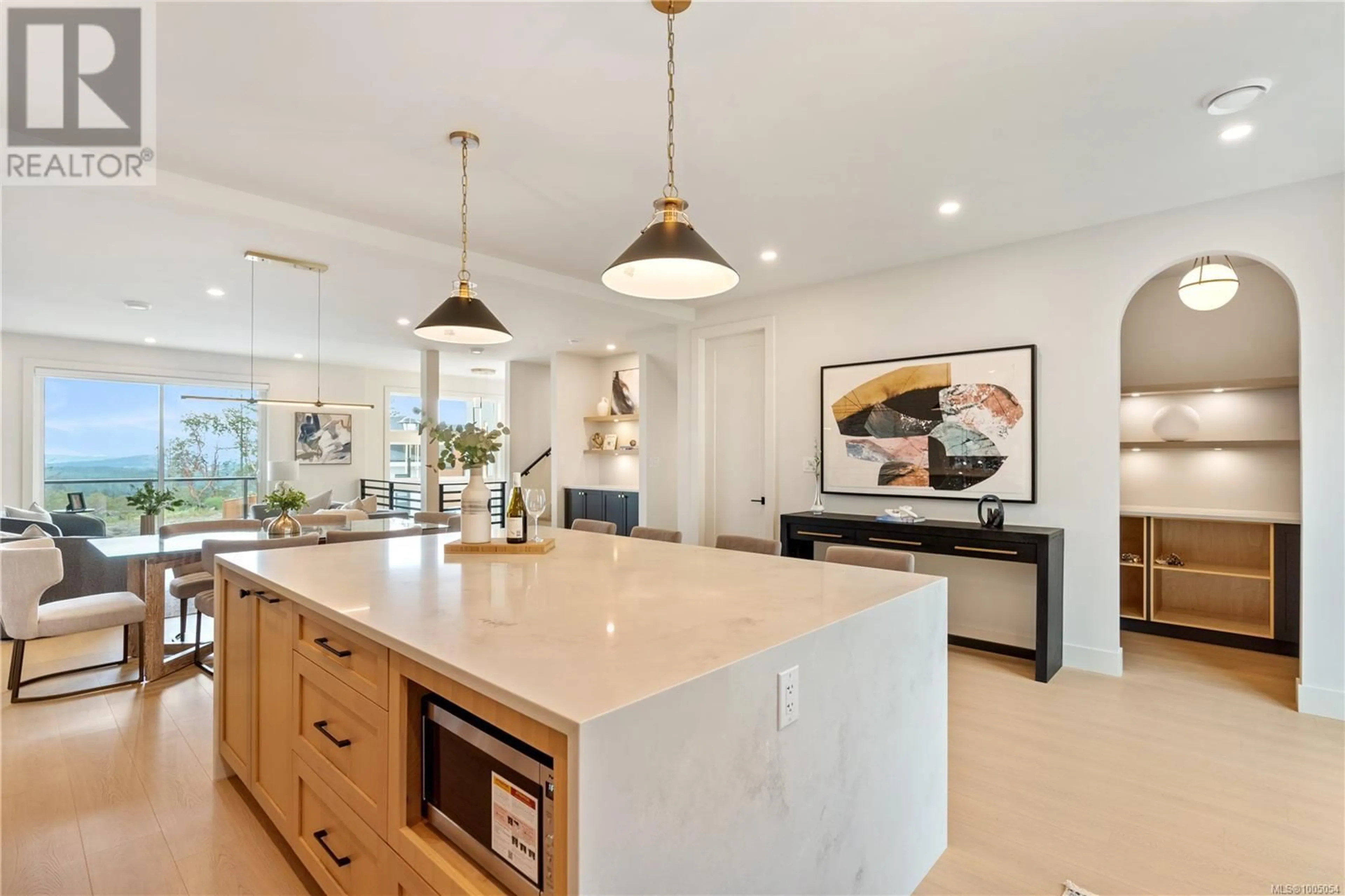 Contemporary kitchen, ceramic/tile floor for 1569 MARBLE PLACE, Langford British Columbia V9B7A2