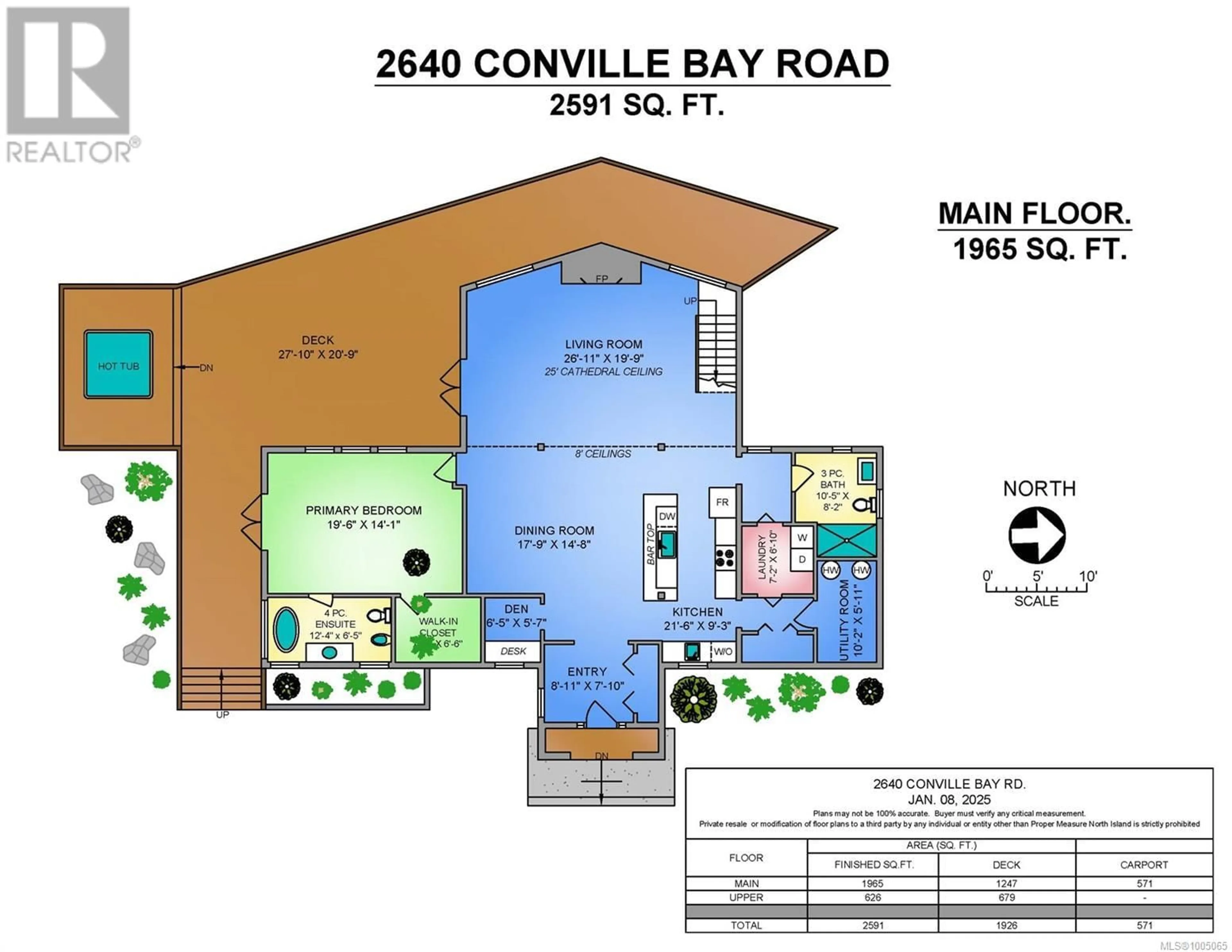 Floor plan for 2640 CONVILLE BAY ROAD, Quadra Island British Columbia V0P1H0