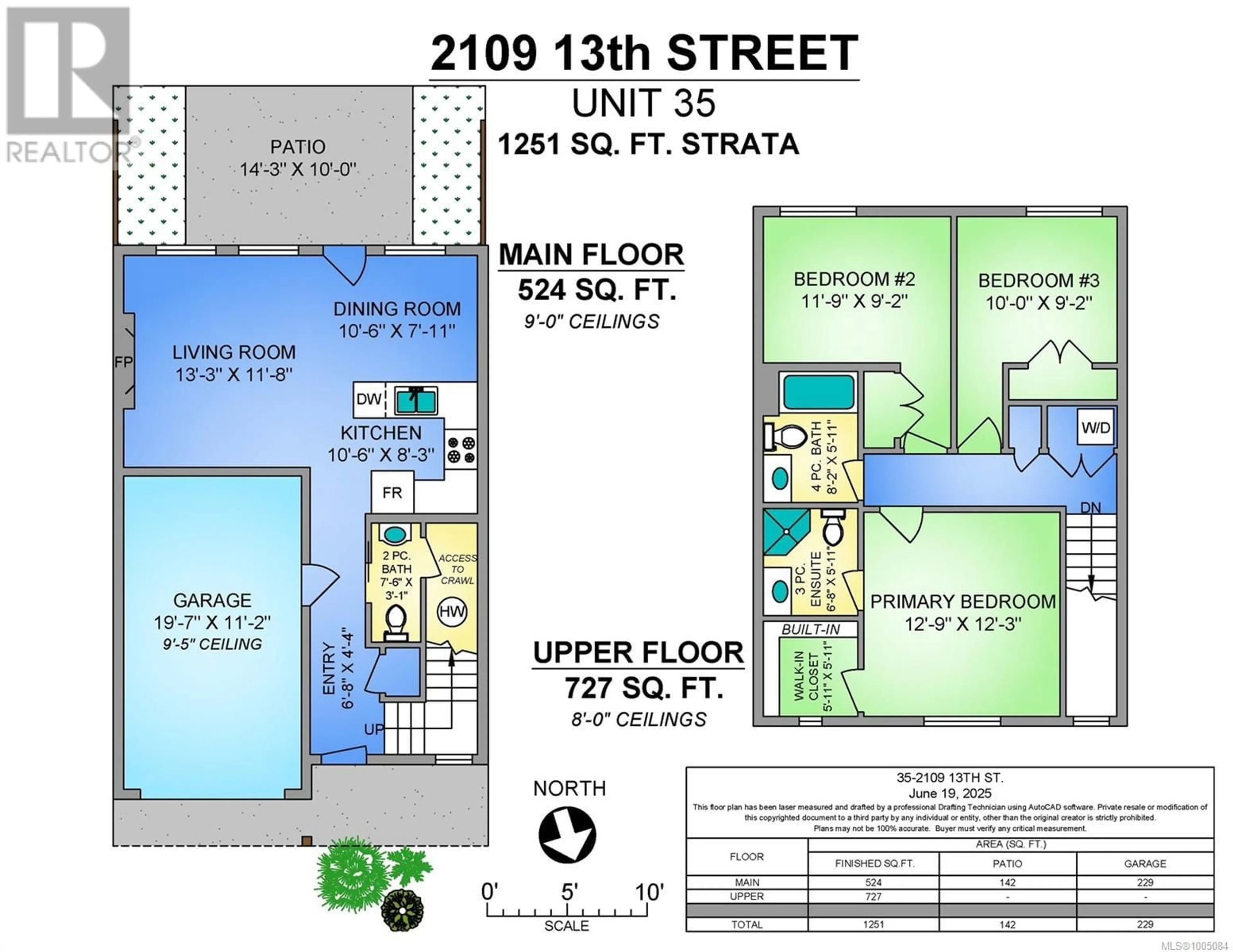 Floor plan for 35 - 2109 13TH STREET, Courtenay British Columbia V9N0B1