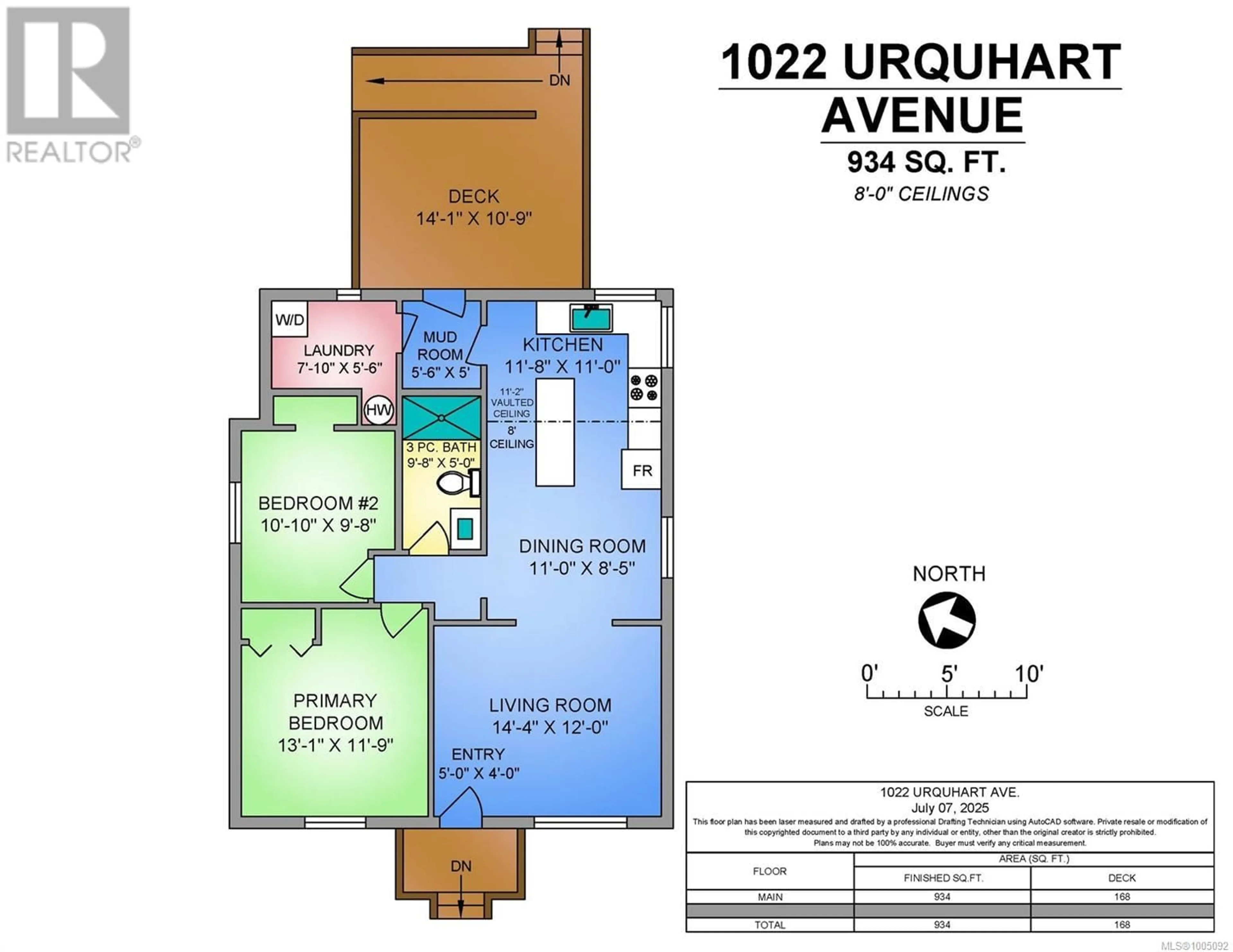 Floor plan for 1022 URQUHART AVENUE, Courtenay British Columbia V9N3K5