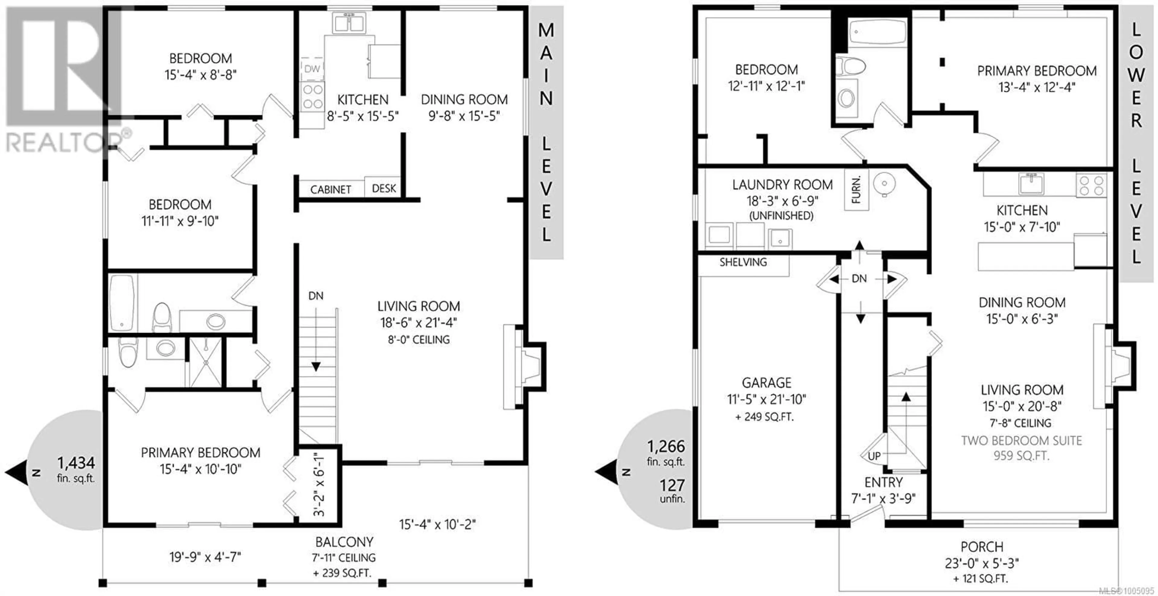 Floor plan for 939 REDFERN STREET, Victoria British Columbia V8S4E7
