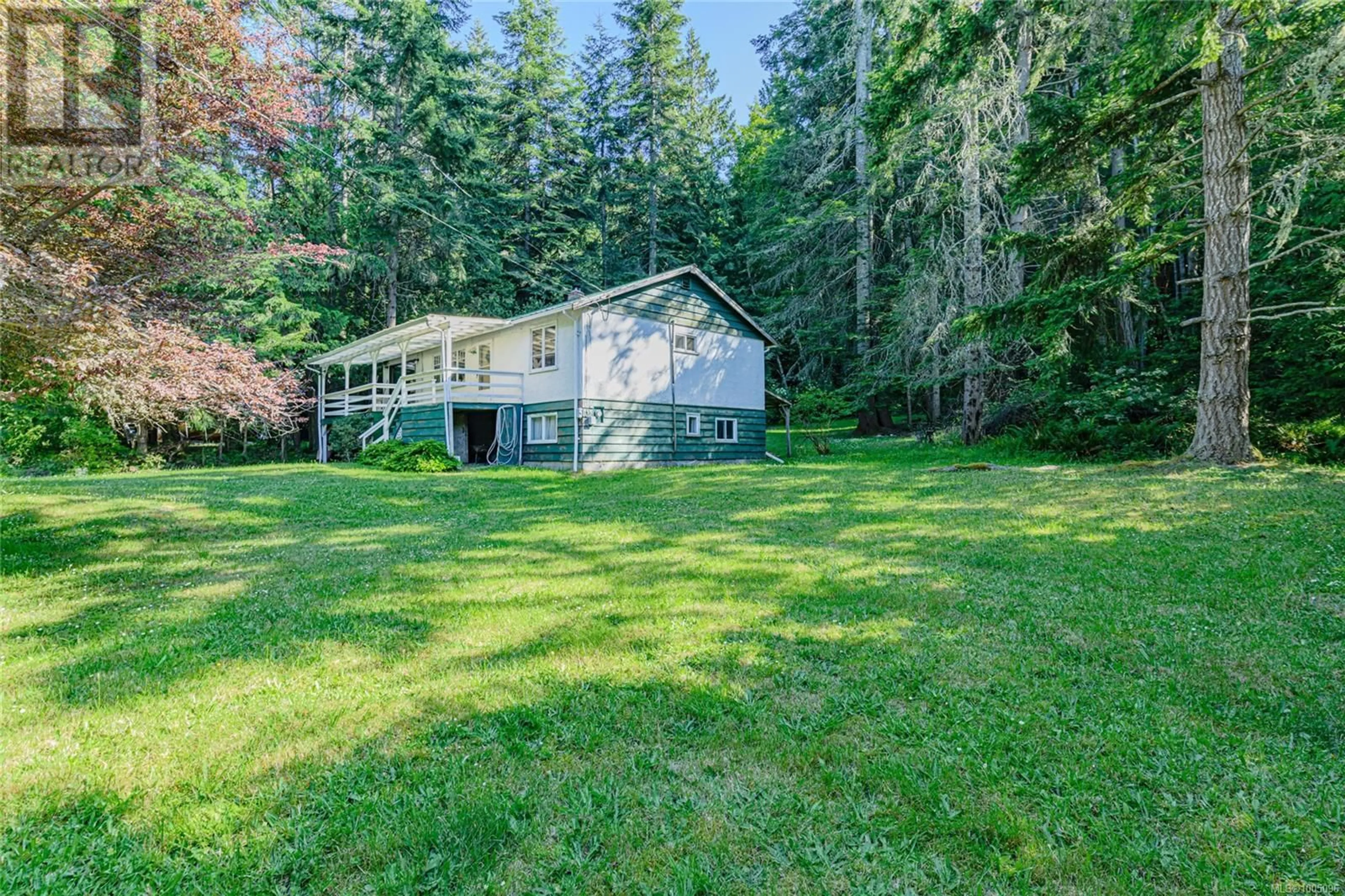 A pic from outside/outdoor area/front of a property/back of a property/a pic from drone, forest/trees view for 535 RAINBOW ROAD, Salt Spring British Columbia V8K2M6