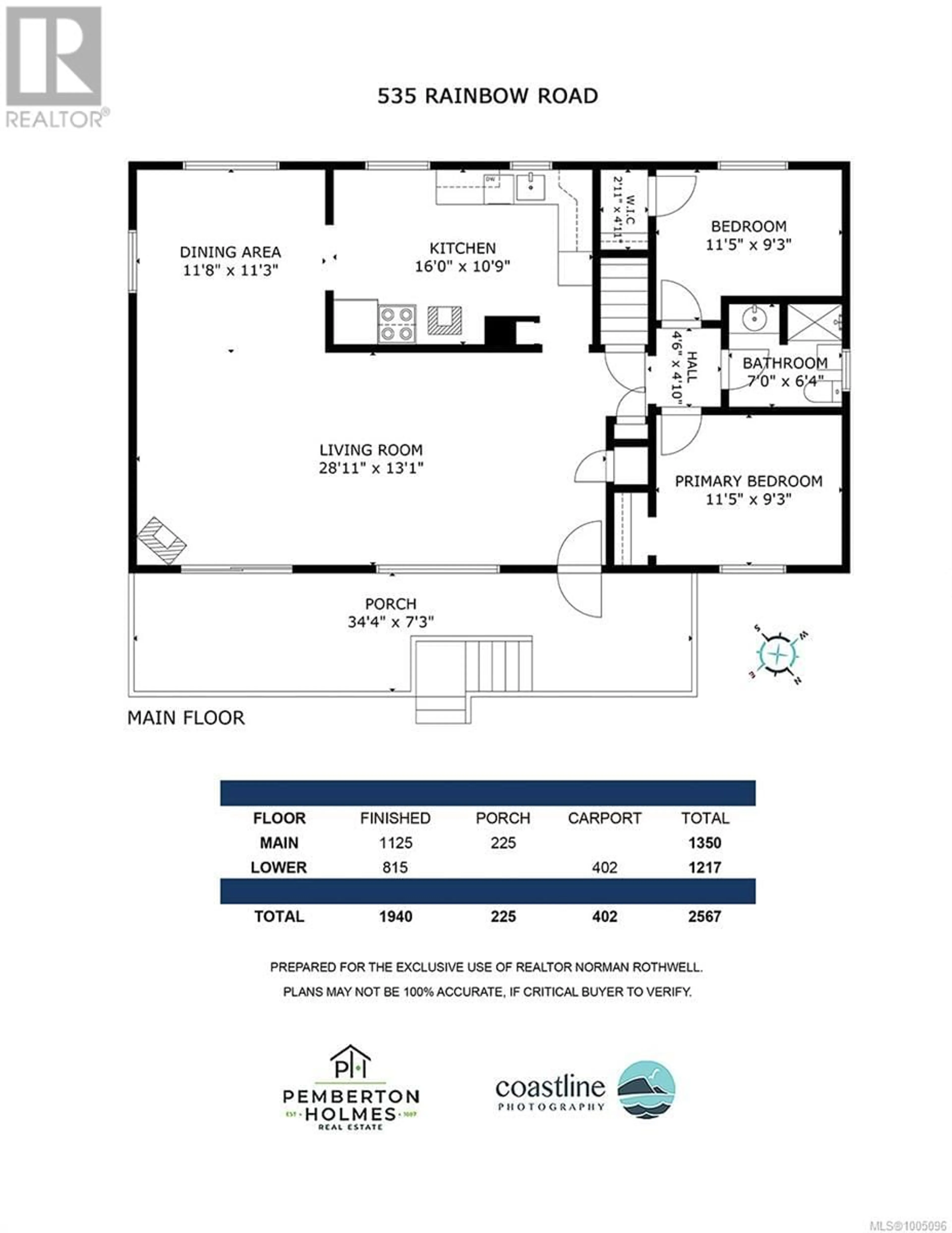 Floor plan for 535 RAINBOW ROAD, Salt Spring British Columbia V8K2M6