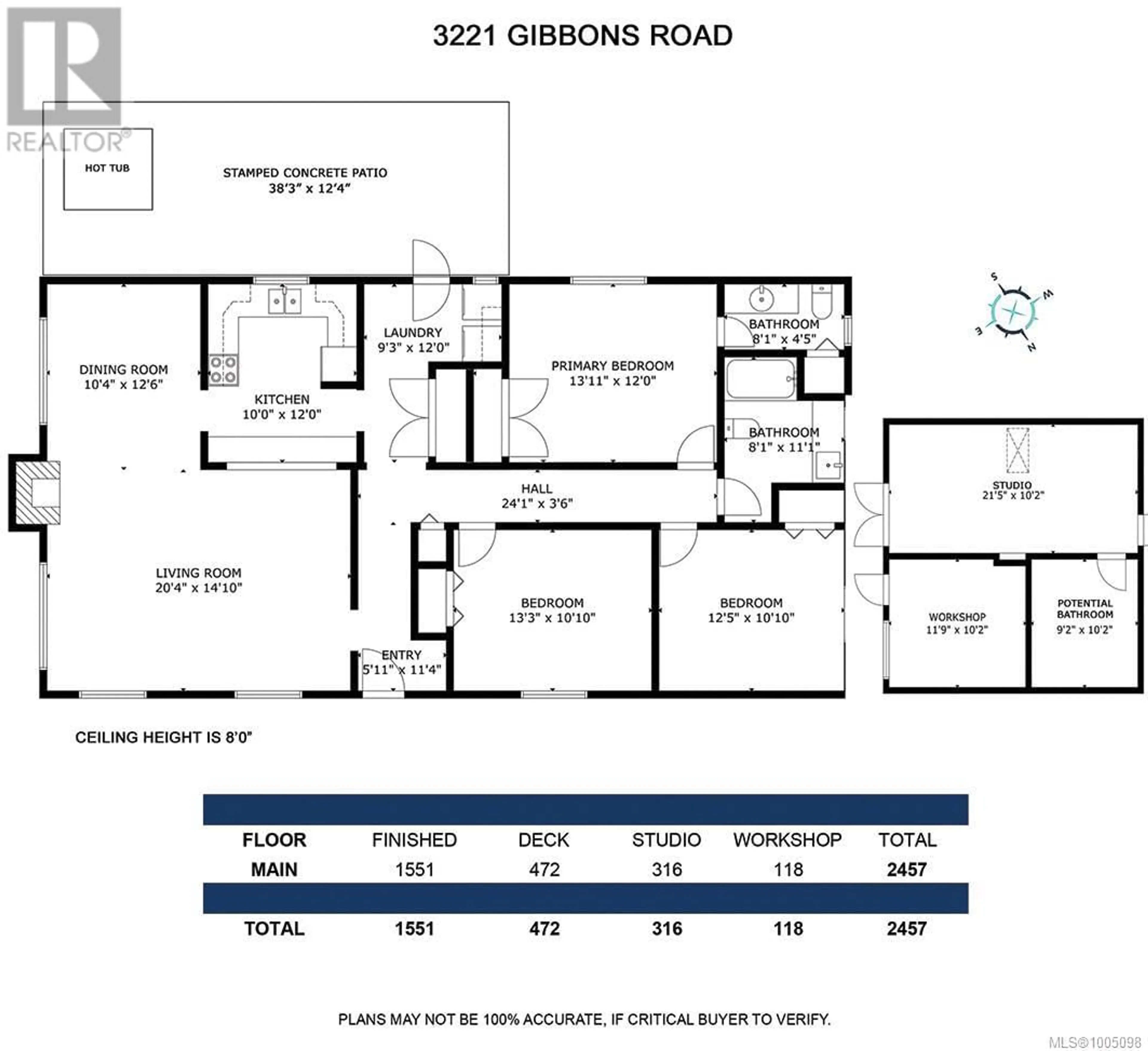 Floor plan for 3221 GIBBINS ROAD, Duncan British Columbia V9L1G7