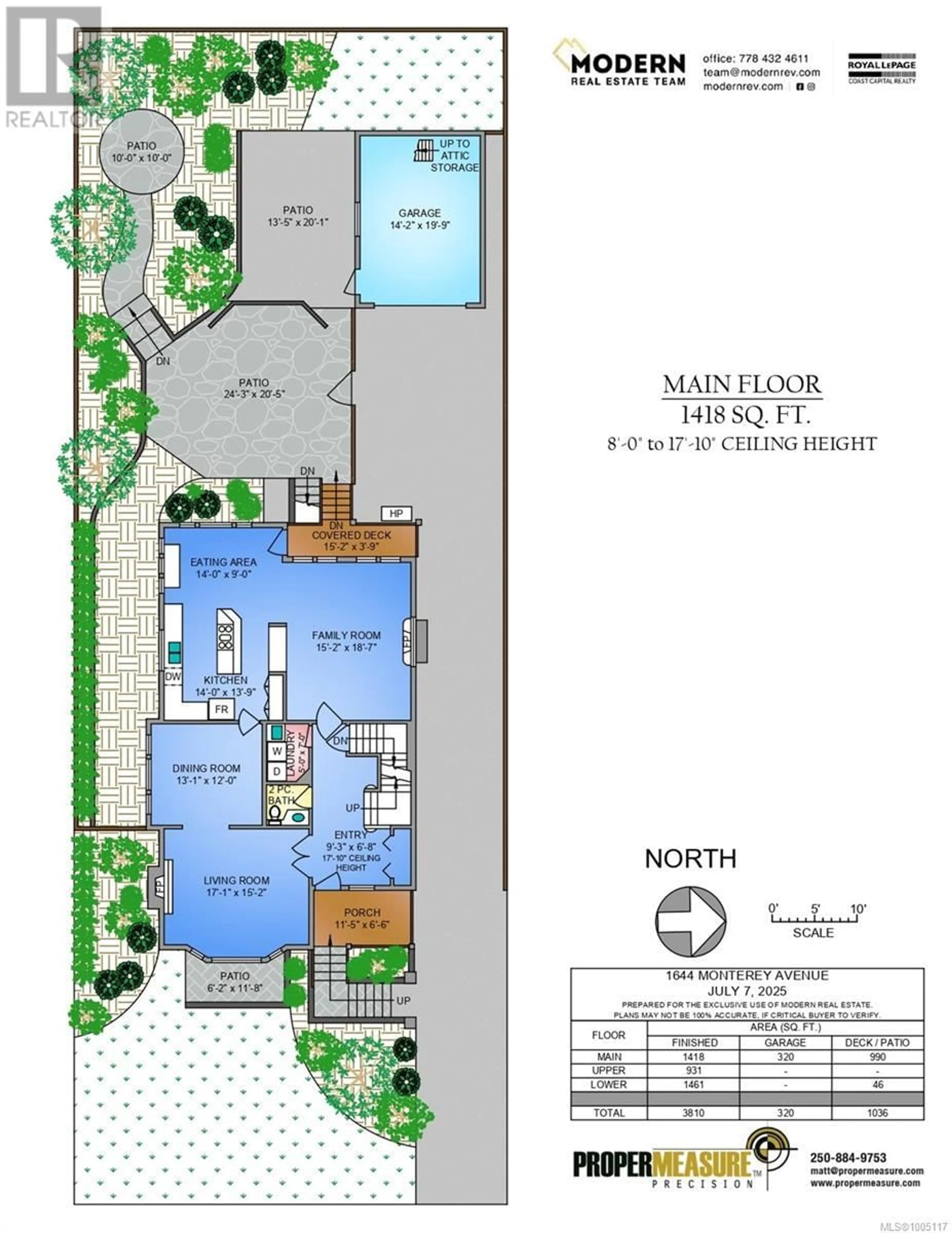 Floor plan for 1644 MONTEREY AVENUE, Oak Bay British Columbia V8R5V5