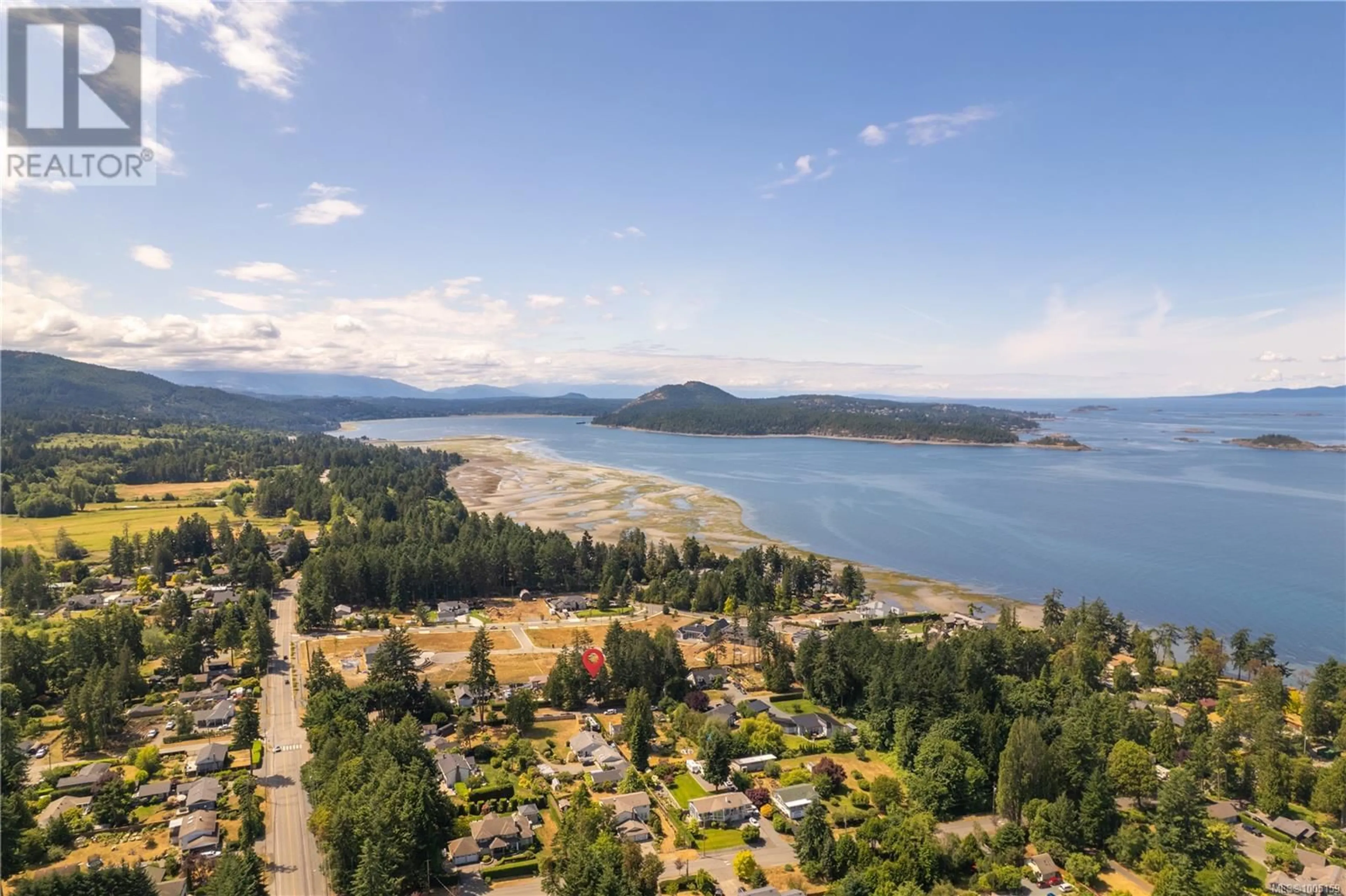 A pic from outside/outdoor area/front of a property/back of a property/a pic from drone, water/lake/river/ocean view for 7115 PETERSON ROAD, Lantzville British Columbia V0R2H0