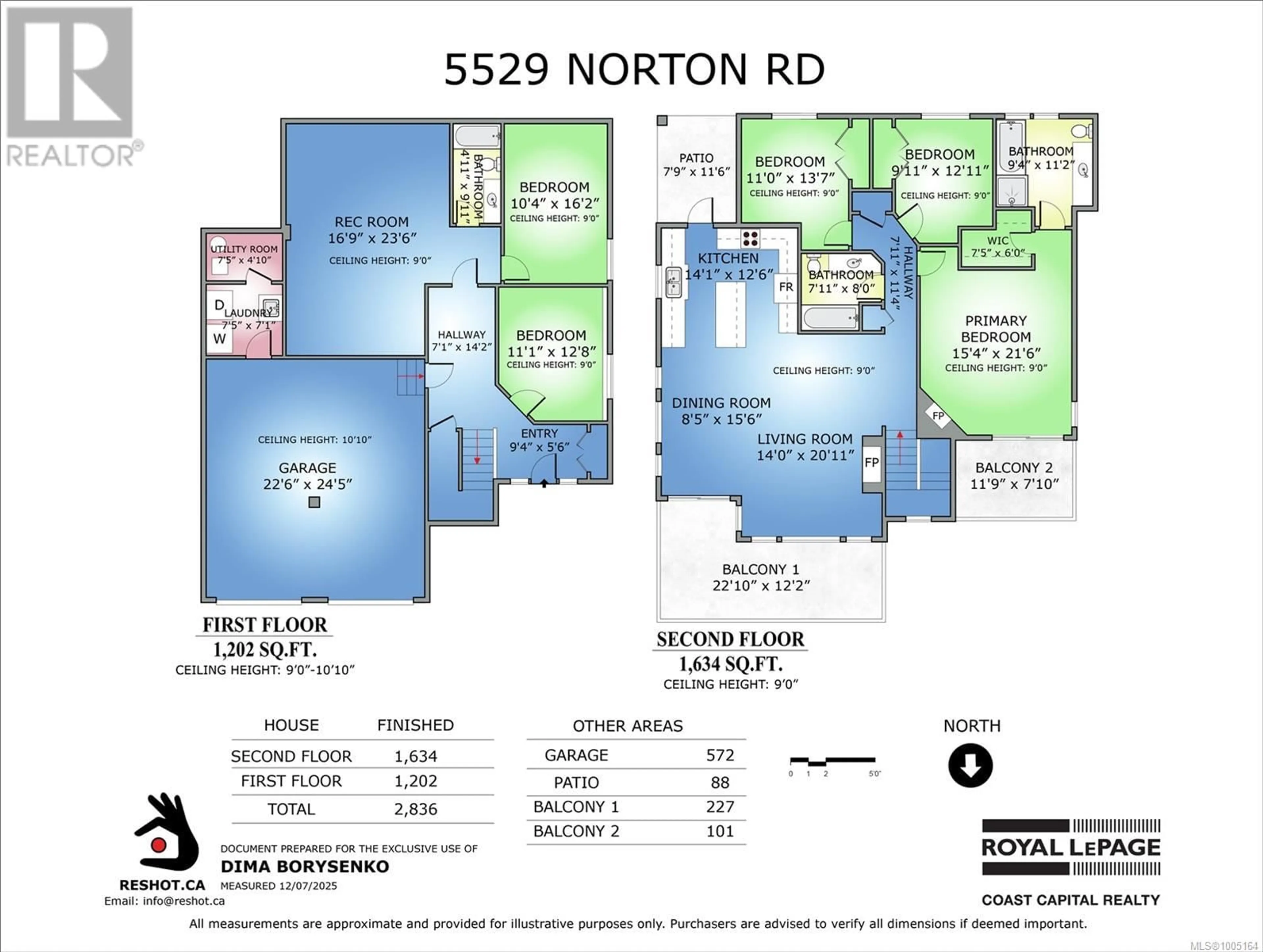 Floor plan for 5529 NORTON ROAD, Nanaimo British Columbia V9T6S2