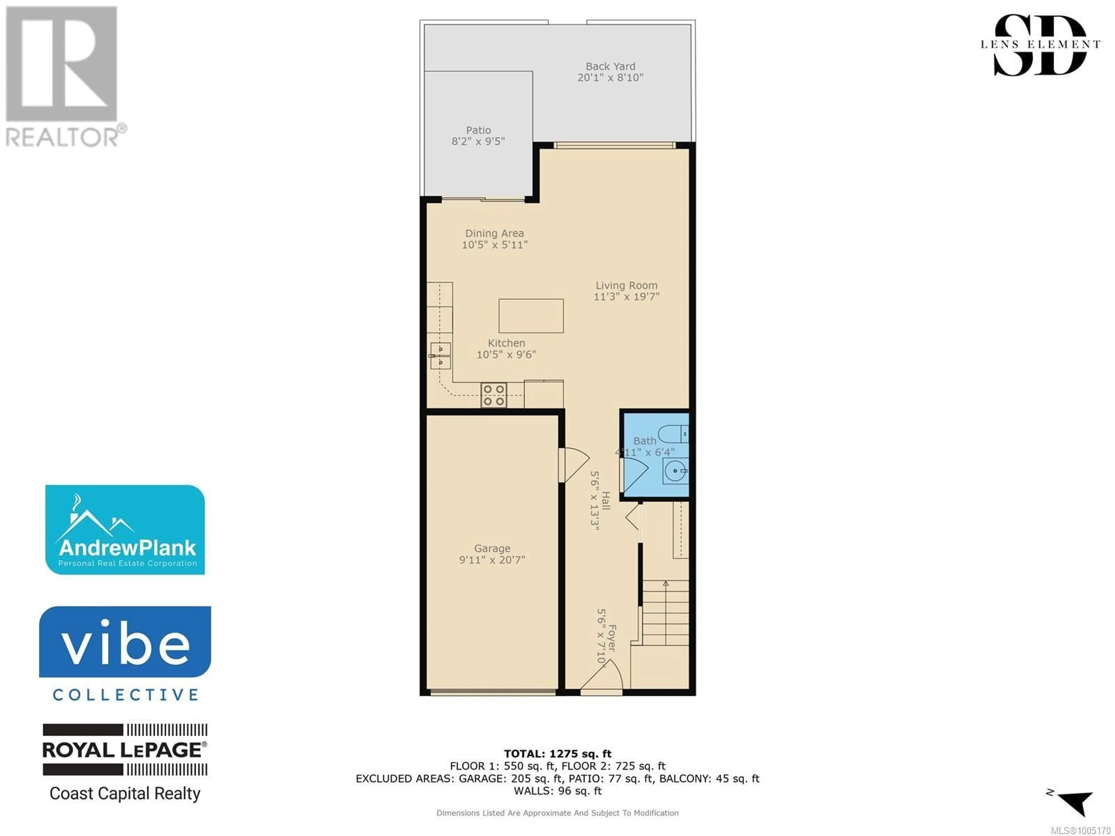 Floor plan for 120 - 6838 GRANT ROAD WEST, Sooke British Columbia V9Z0L7