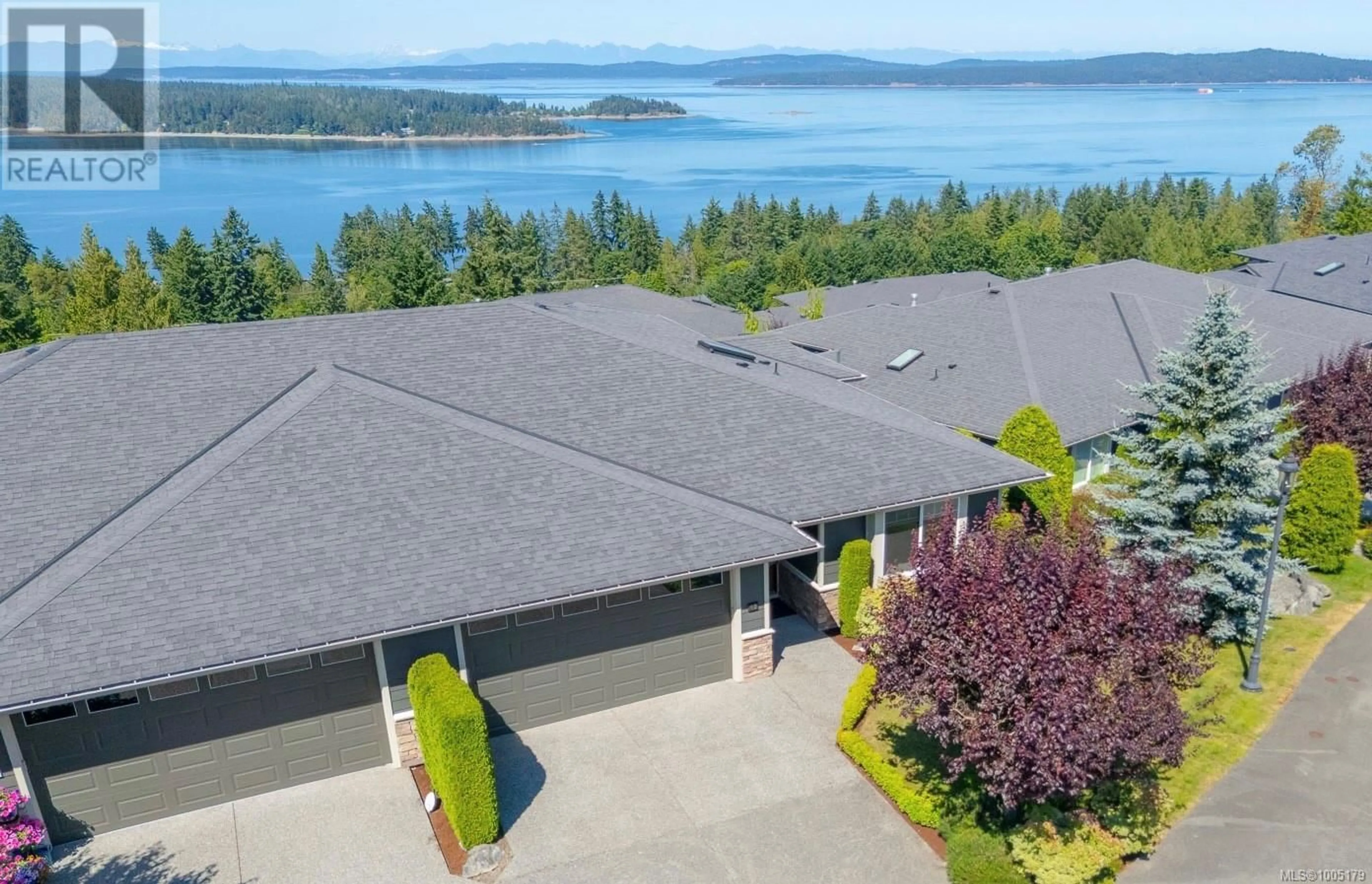 A pic from outside/outdoor area/front of a property/back of a property/a pic from drone, water/lake/river/ocean view for 13 - 626 FARRELL ROAD, Ladysmith British Columbia V9G0A2