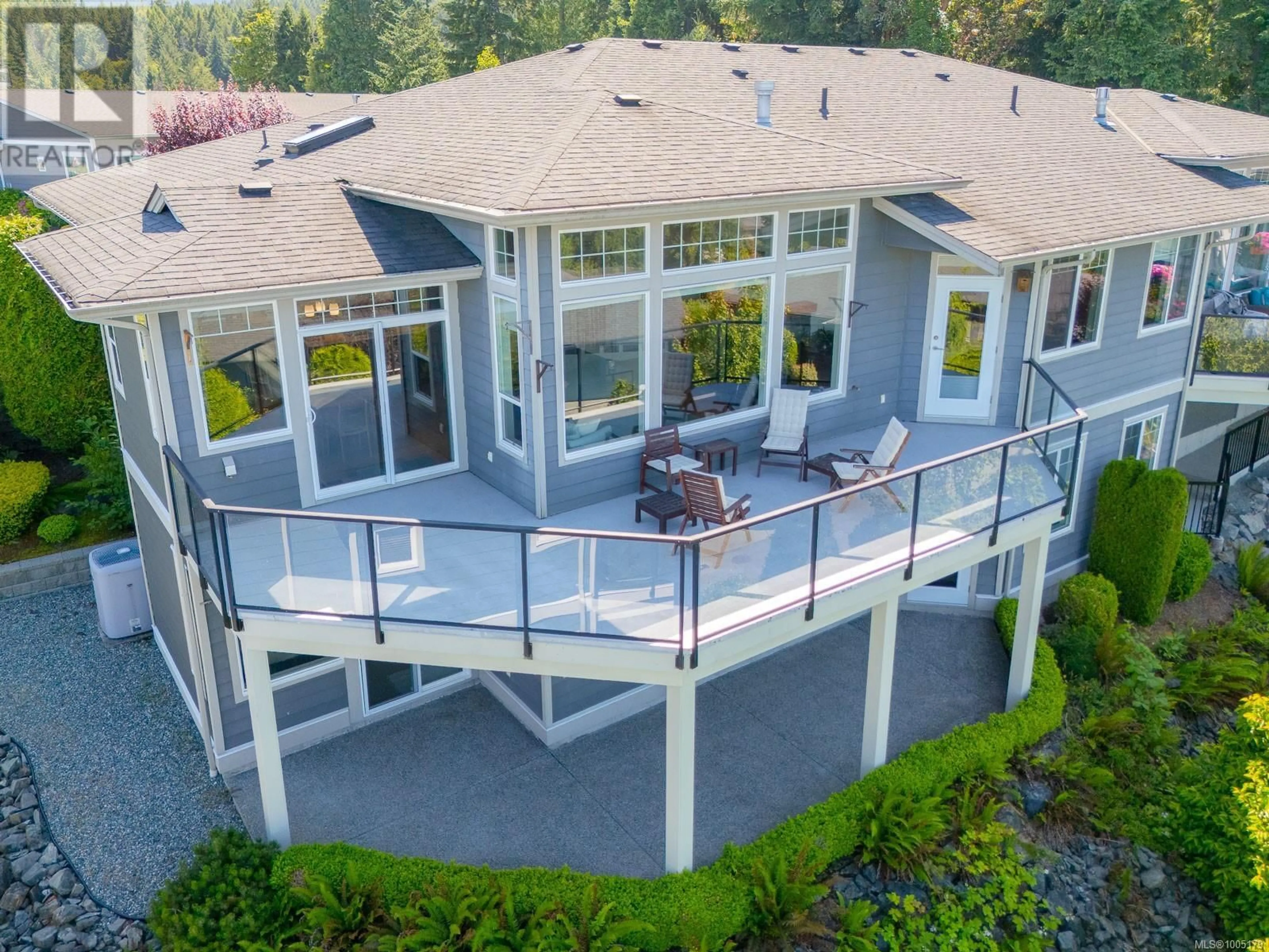 A pic from outside/outdoor area/front of a property/back of a property/a pic from drone, water/lake/river/ocean view for 13 - 626 FARRELL ROAD, Ladysmith British Columbia V9G0A2