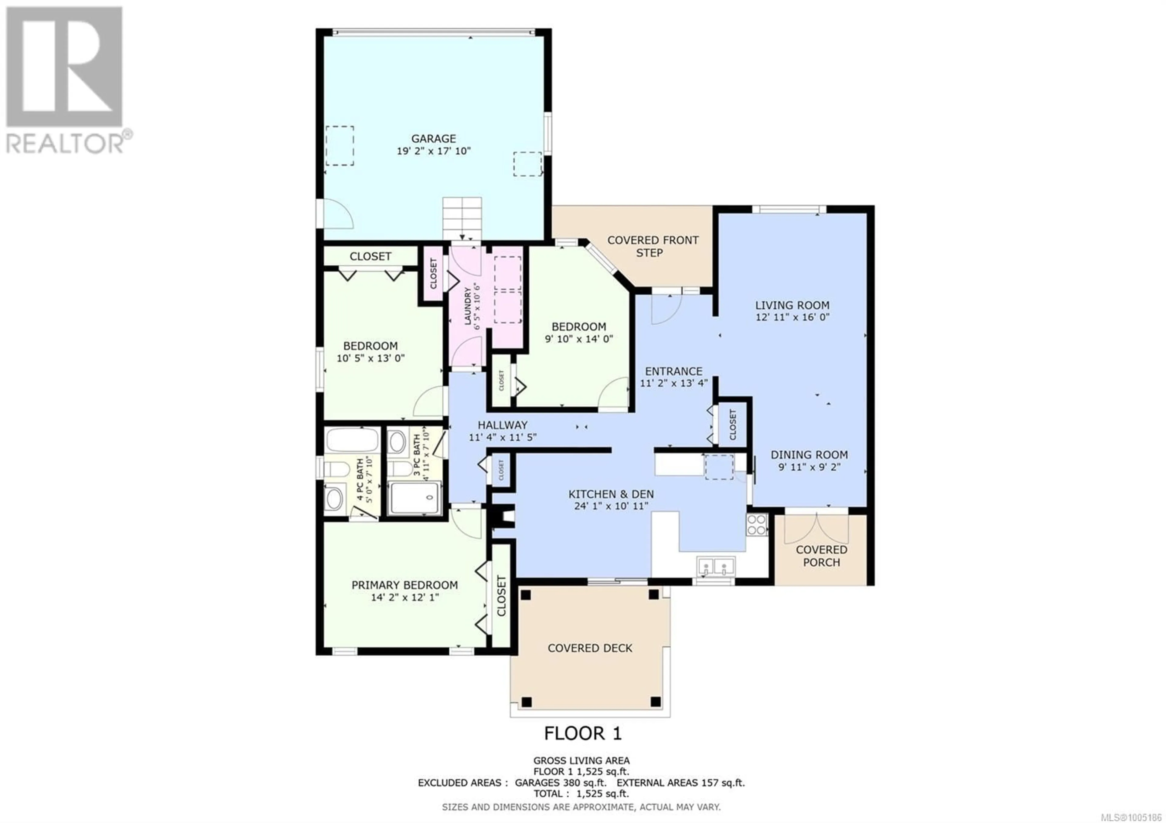Floor plan for 206 COWICHAN AVENUE EAST, Lake Cowichan British Columbia V0R2G0