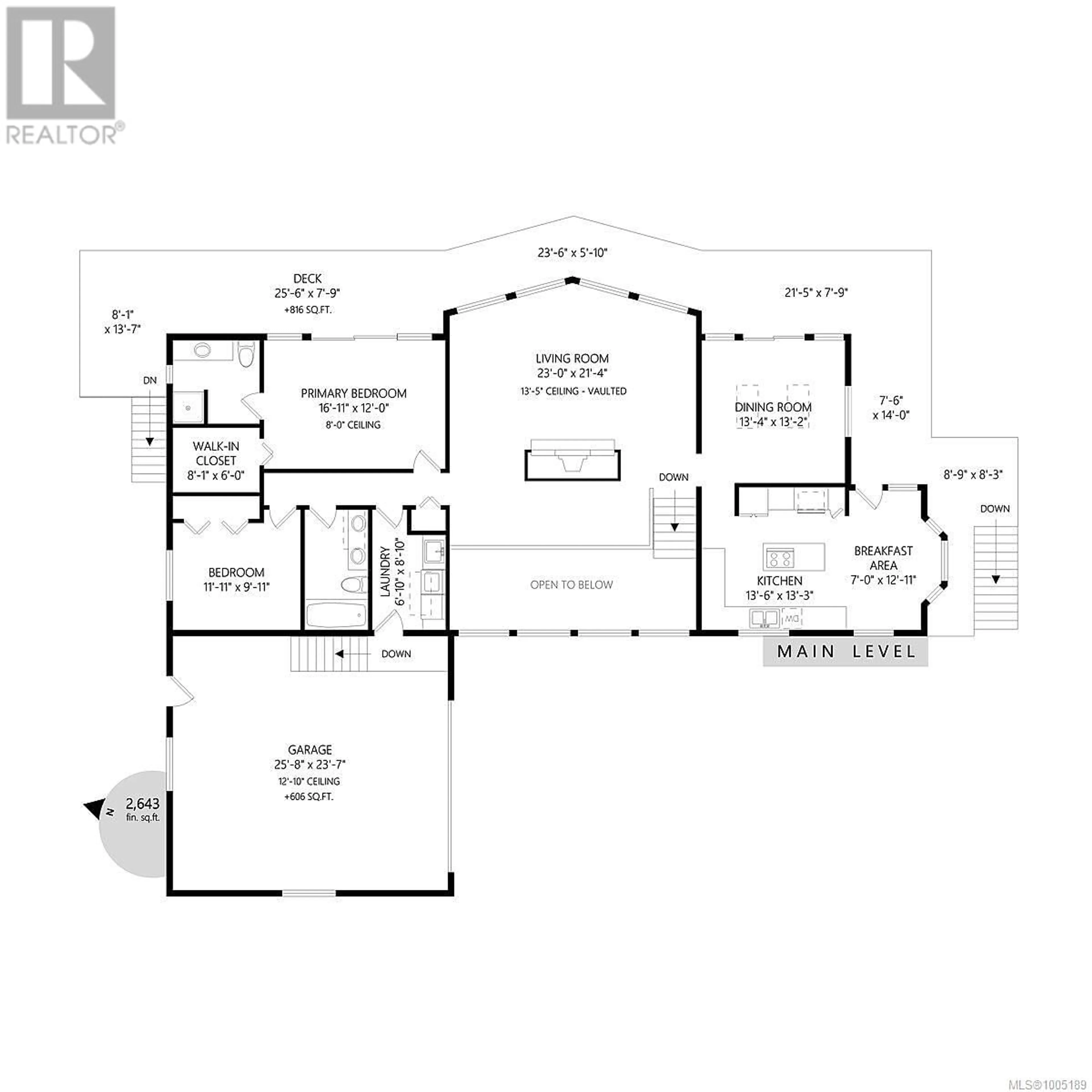 Floor plan for 13289 PROSPECT DRIVE, Ladysmith British Columbia V9G1G9