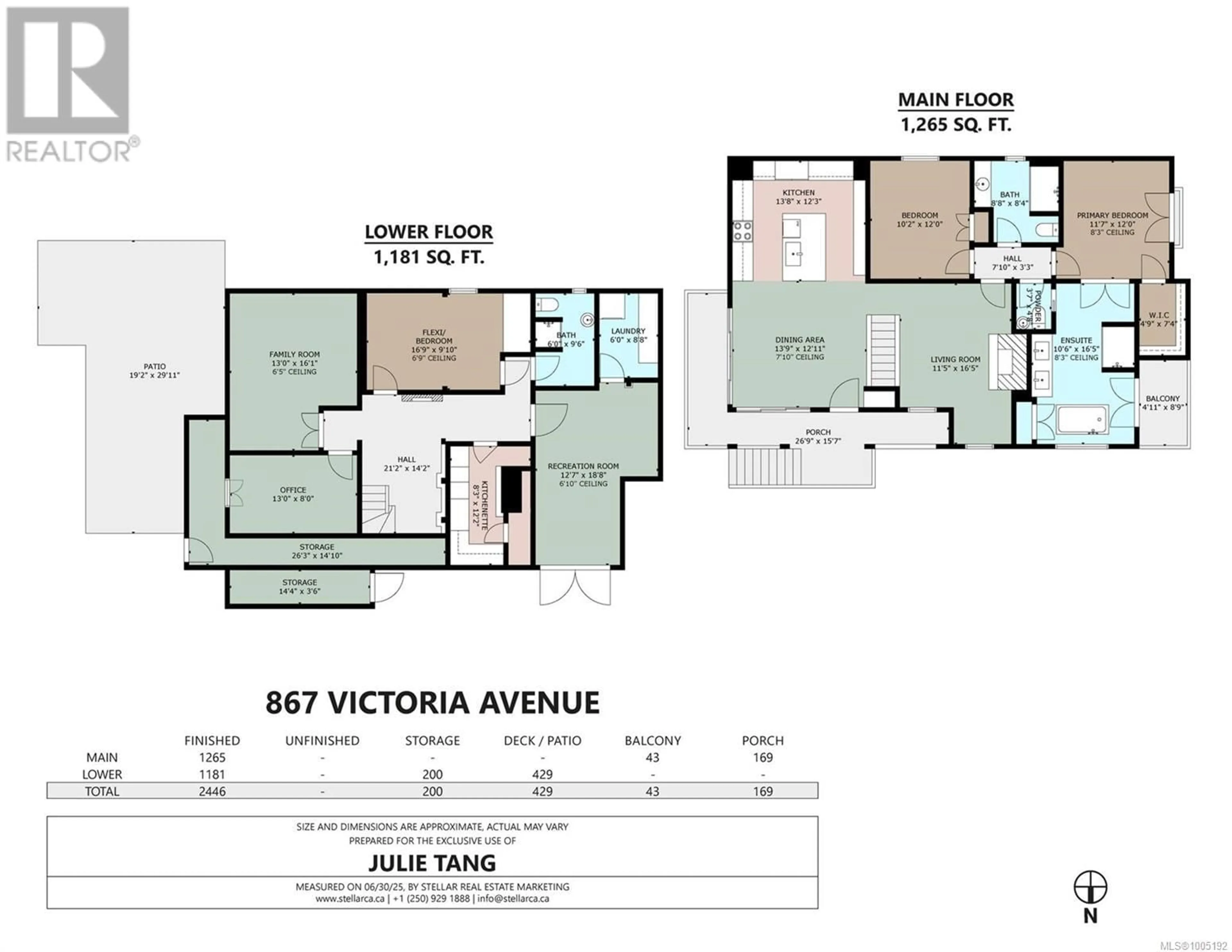 Floor plan for 867 VICTORIA AVENUE, Oak Bay British Columbia V8S4N4