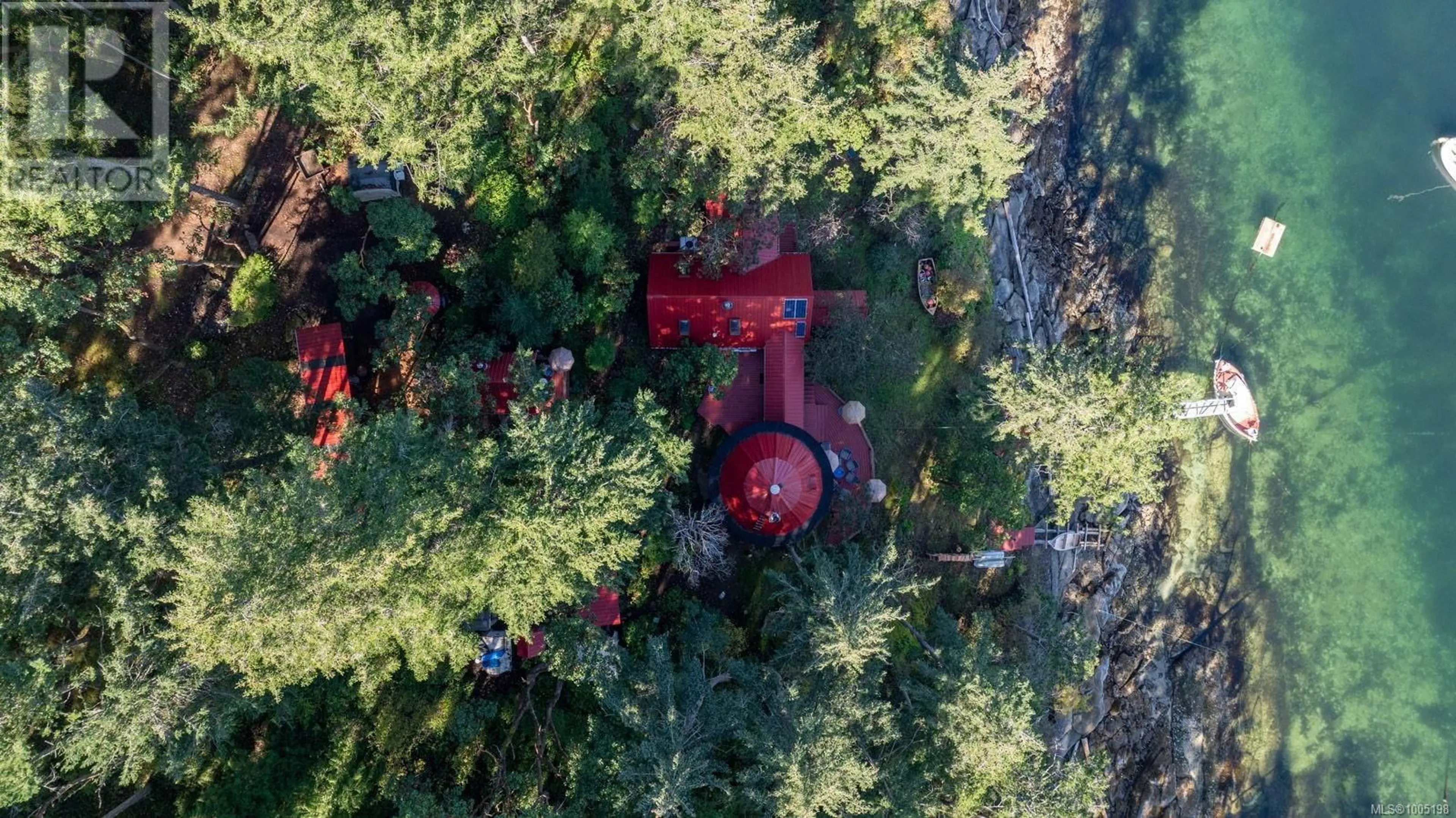 A pic from outside/outdoor area/front of a property/back of a property/a pic from drone, forest/trees view for LT 1 RUXTON ISLAND, Ruxton Island British Columbia V9G1A4