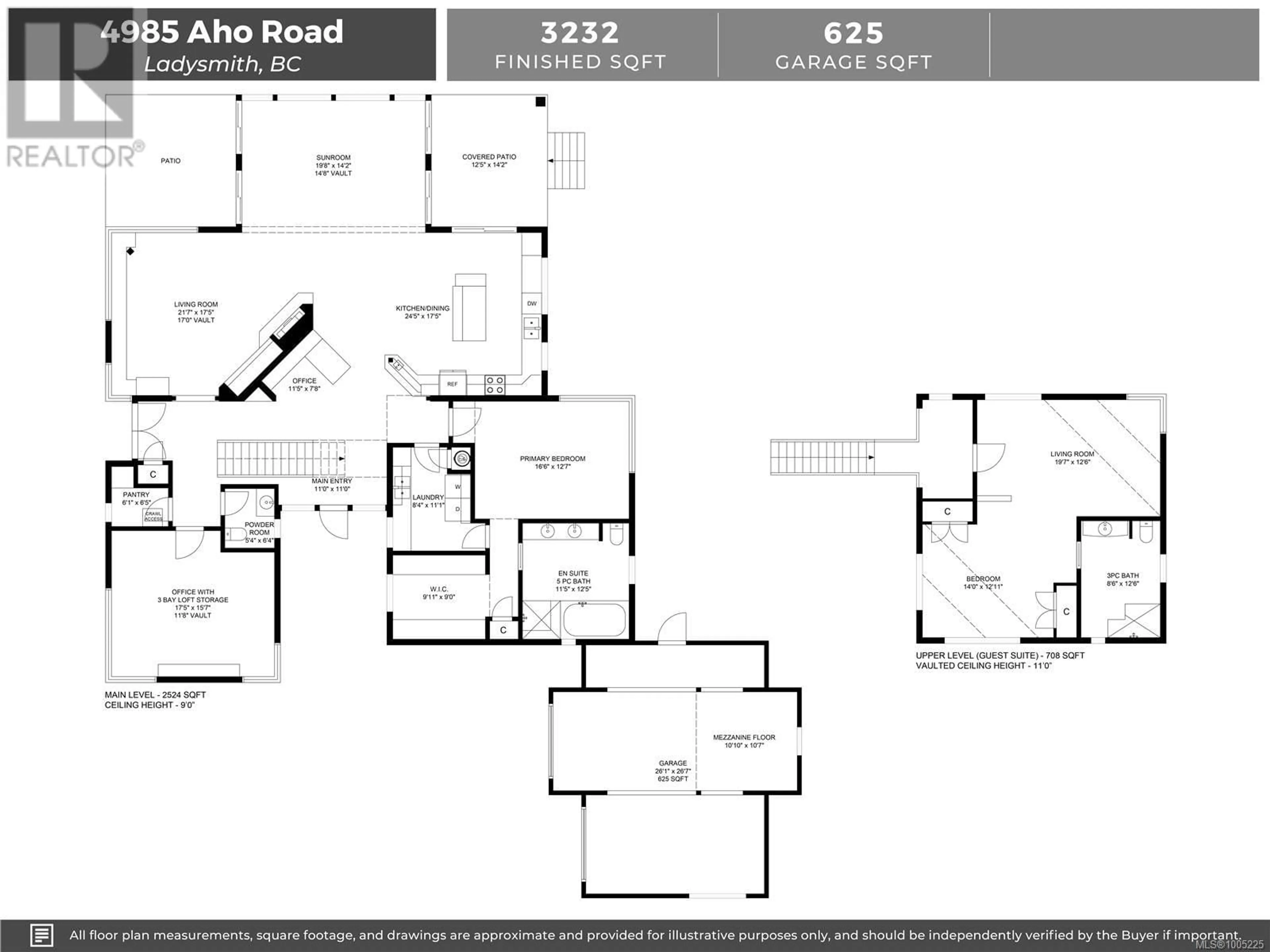 Floor plan for 4985 AHO ROAD, Ladysmith British Columbia V9G2B8