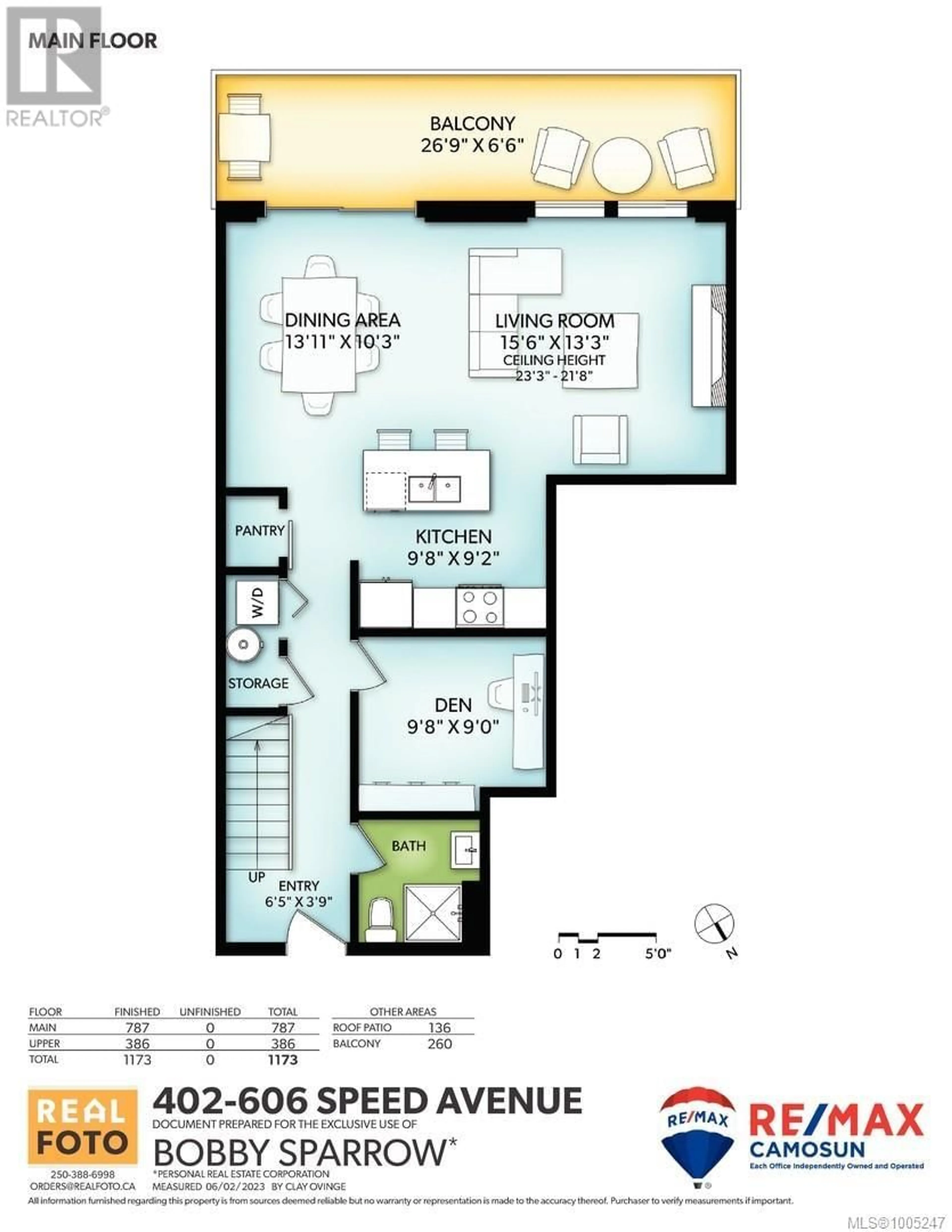 Floor plan for 402 - 606 SPEED AVENUE, Victoria British Columbia V8Z1A4