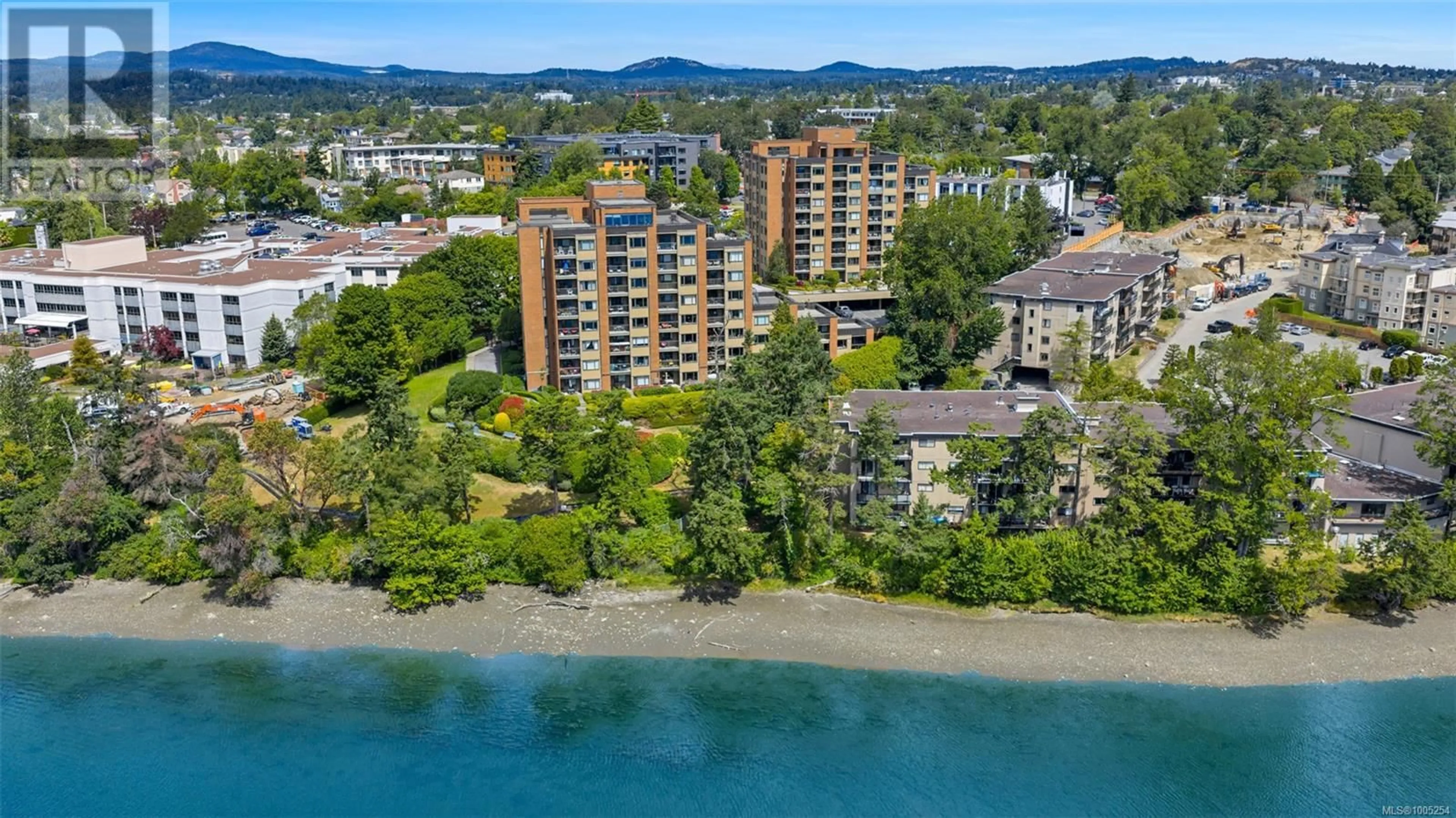 A pic from outside/outdoor area/front of a property/back of a property/a pic from drone, water/lake/river/ocean view for 206 - 103 GORGE ROAD EAST, Victoria British Columbia V9A6Z2