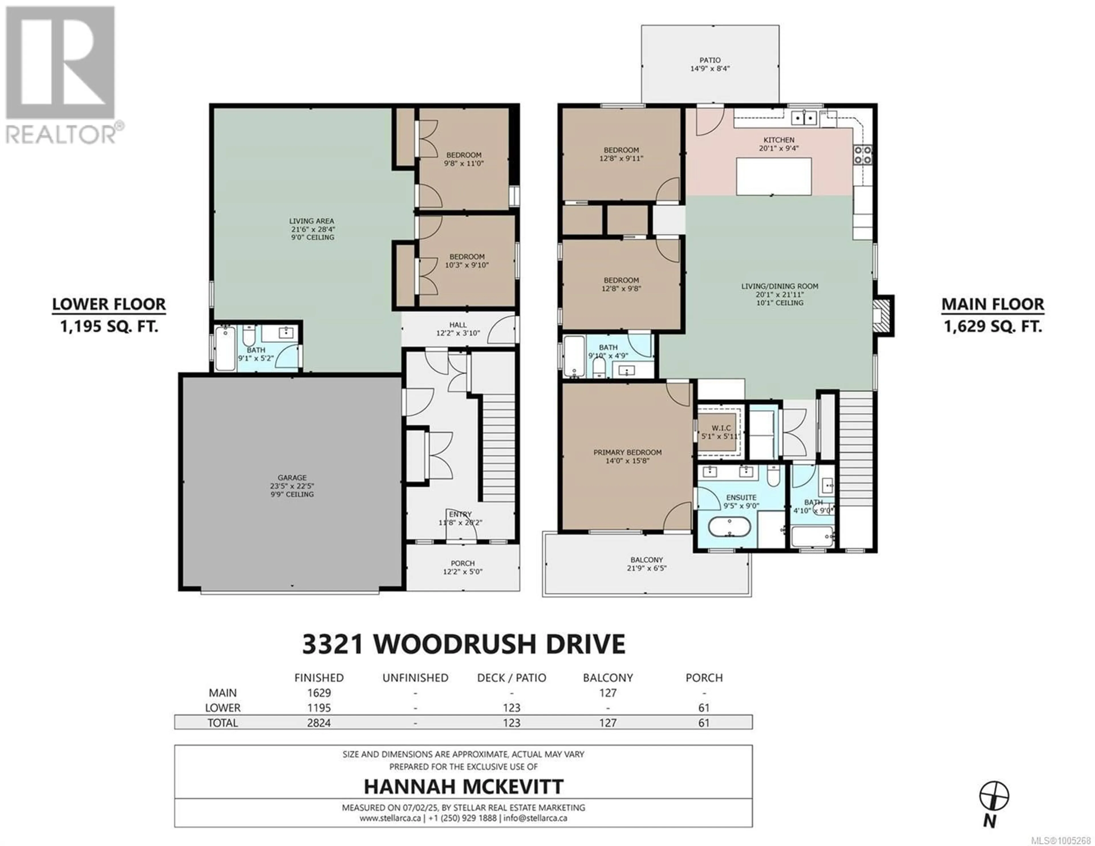 Floor plan for 3321 WOODRUSH DRIVE, Duncan British Columbia V9L0H5