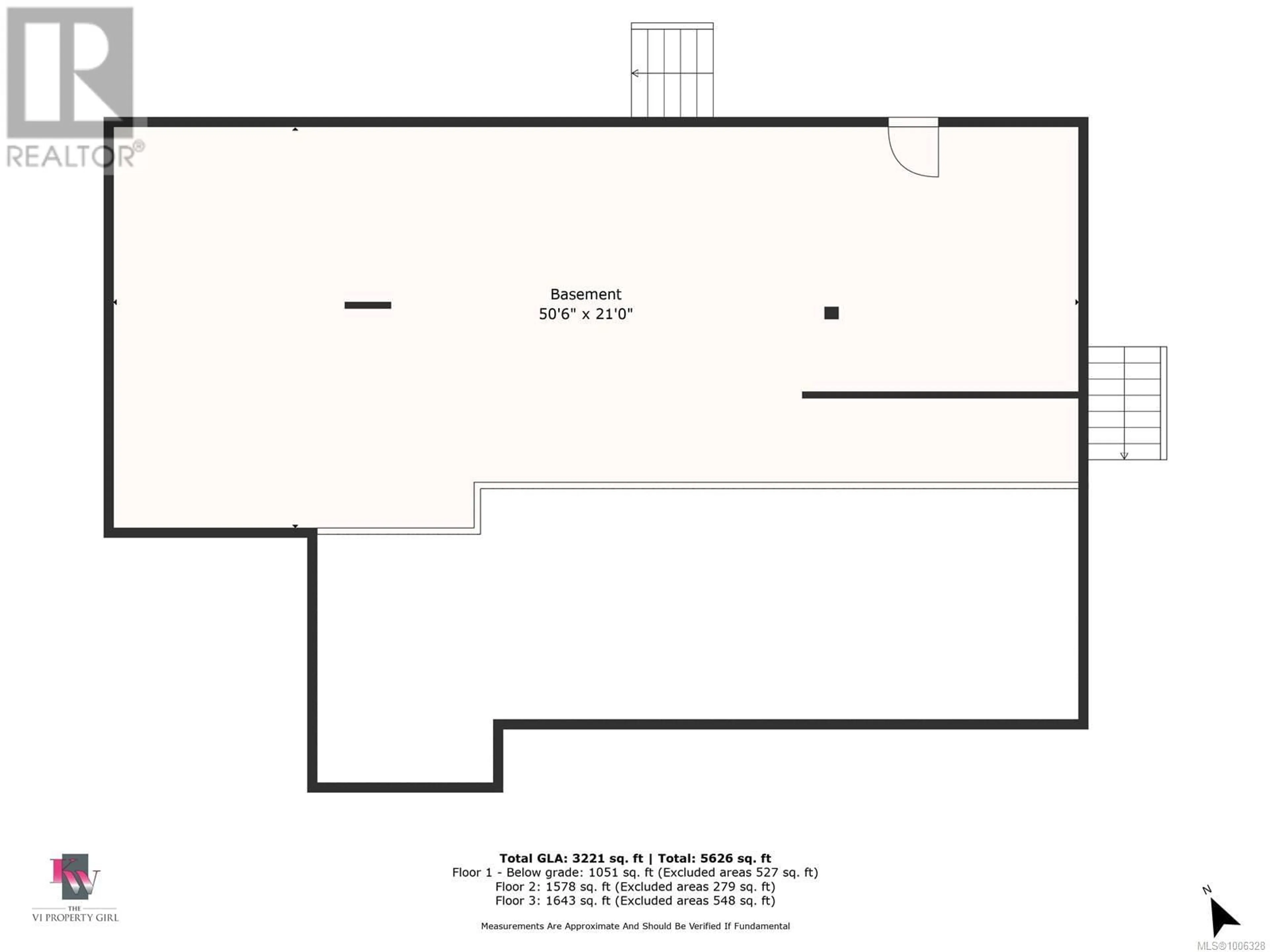 Floor plan for 5153 DUNN PLACE, Nanaimo British Columbia V9T6S9