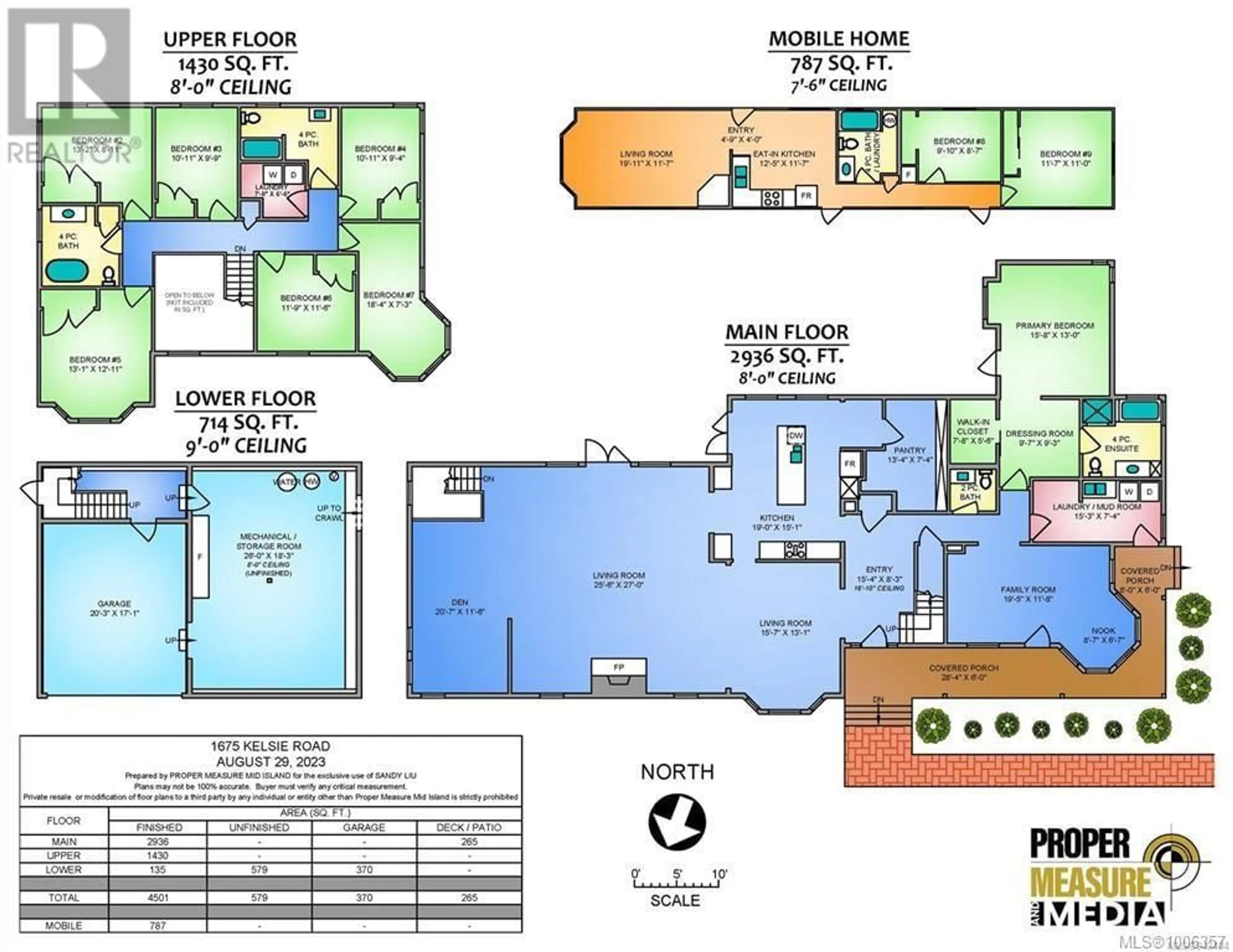 Floor plan for 1675 KELSIE ROAD, Nanaimo British Columbia V9X1H7