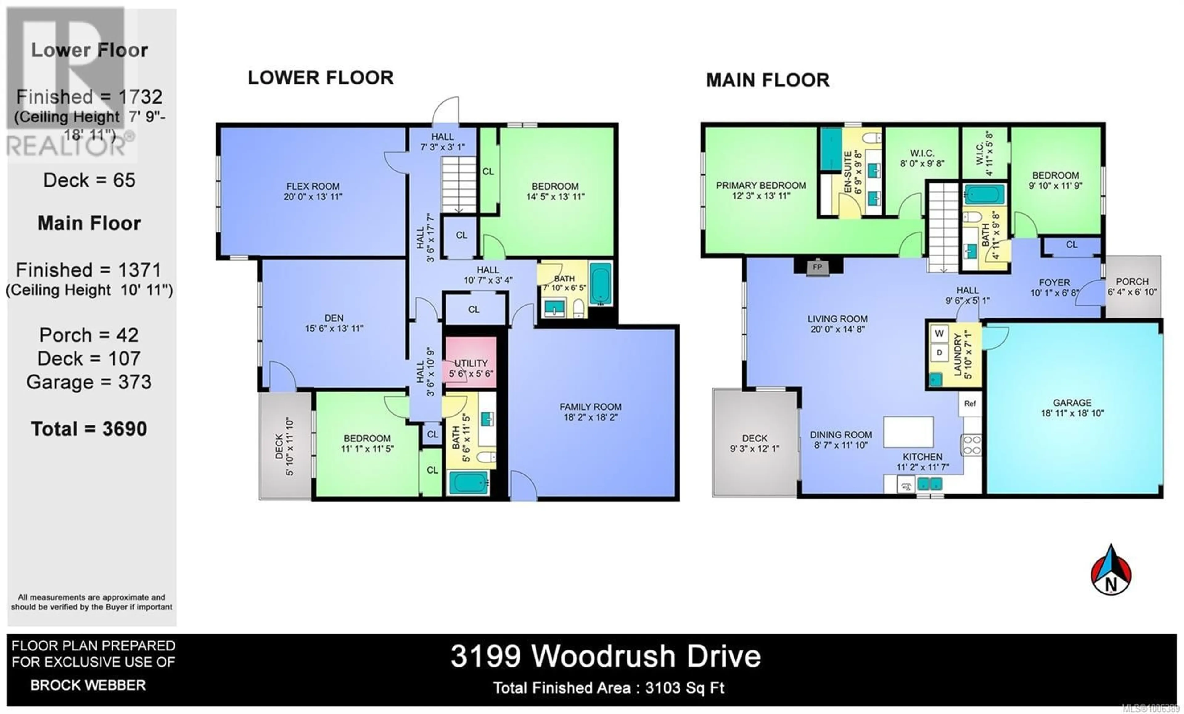 Floor plan for 3199 WOODRUSH DRIVE, Duncan British Columbia V9L0J9