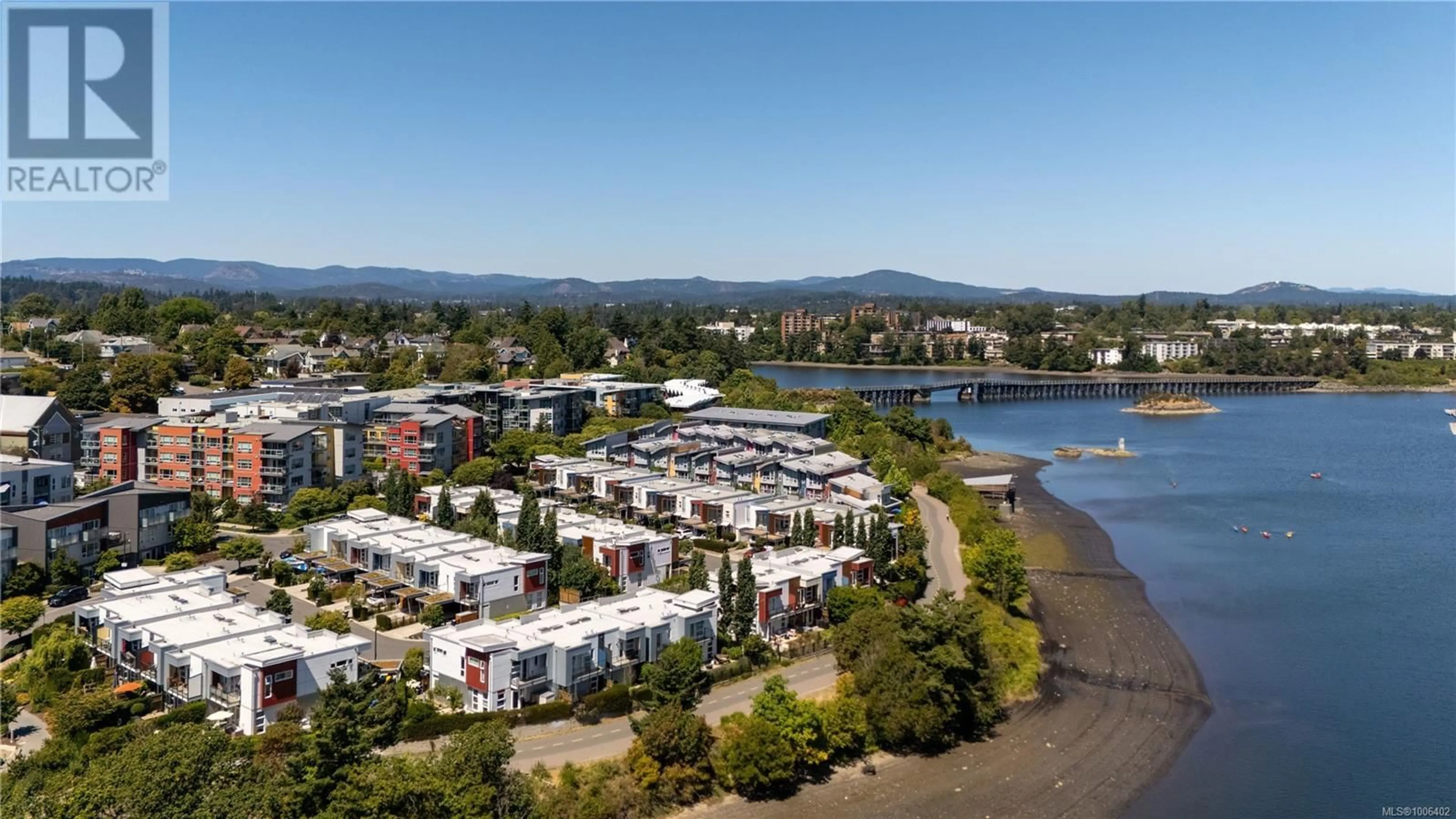 A pic from outside/outdoor area/front of a property/back of a property/a pic from drone, water/lake/river/ocean view for 6 - 775 CENTRAL SPUR ROAD, Victoria British Columbia V9A0E9