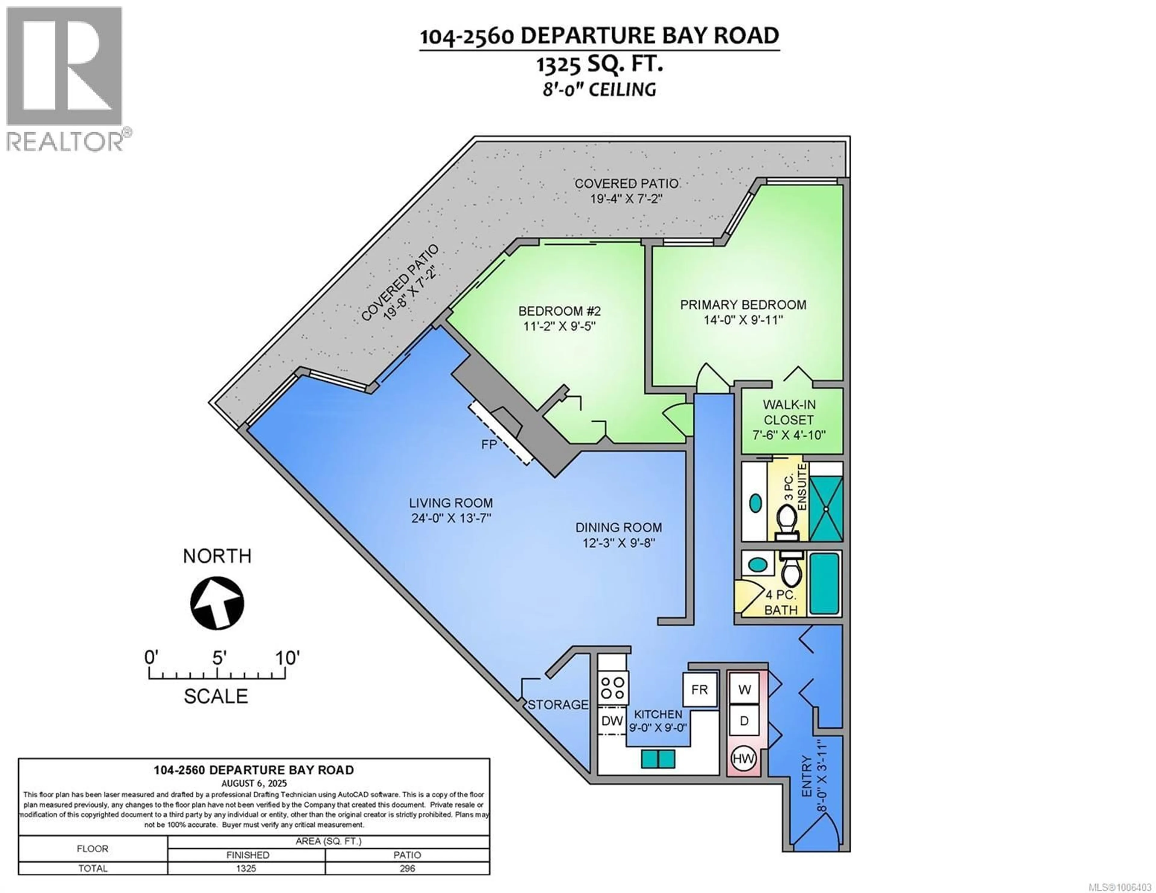 Floor plan for 104 - 2560 DEPARTURE BAY ROAD, Nanaimo British Columbia V9S5P1