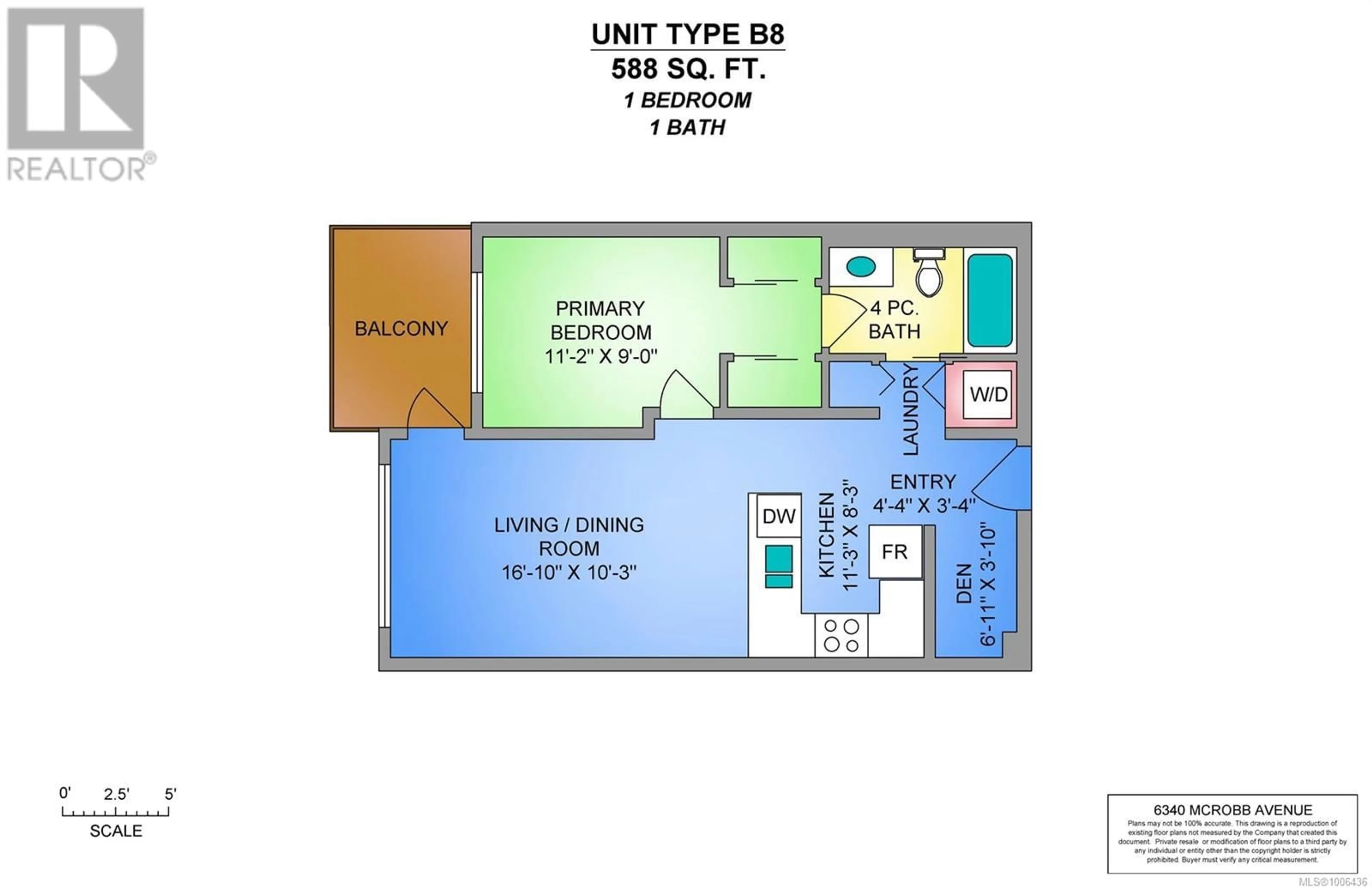 Floor plan for 206 - 6320 SENTINAL DRIVE, Nanaimo British Columbia V9V1W4