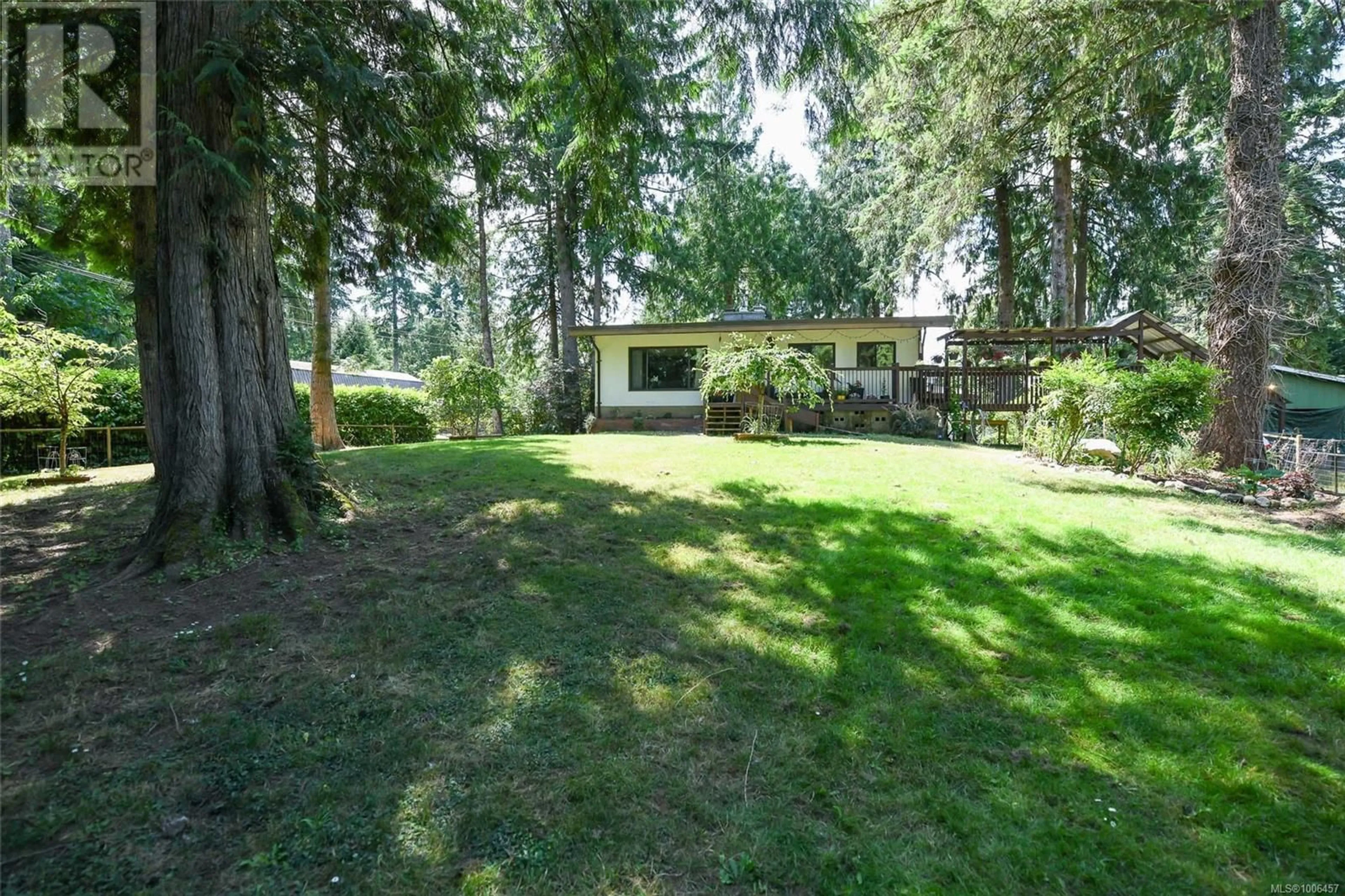 Patio, forest/trees view for 3822 ROYSTON ROAD, Courtenay British Columbia V0R2V0