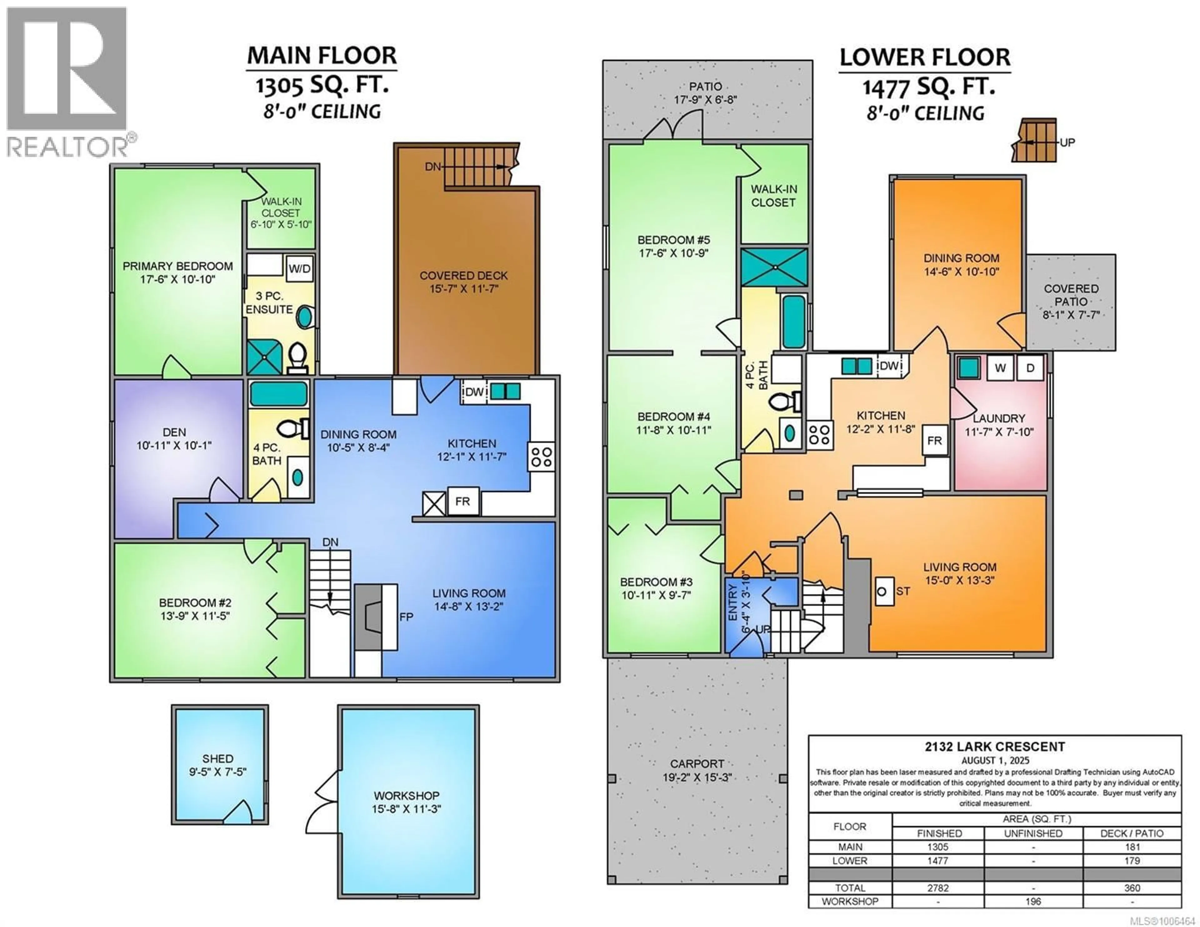 Floor plan for 2132 LARK CRESCENT, Nanaimo British Columbia V9S5J8