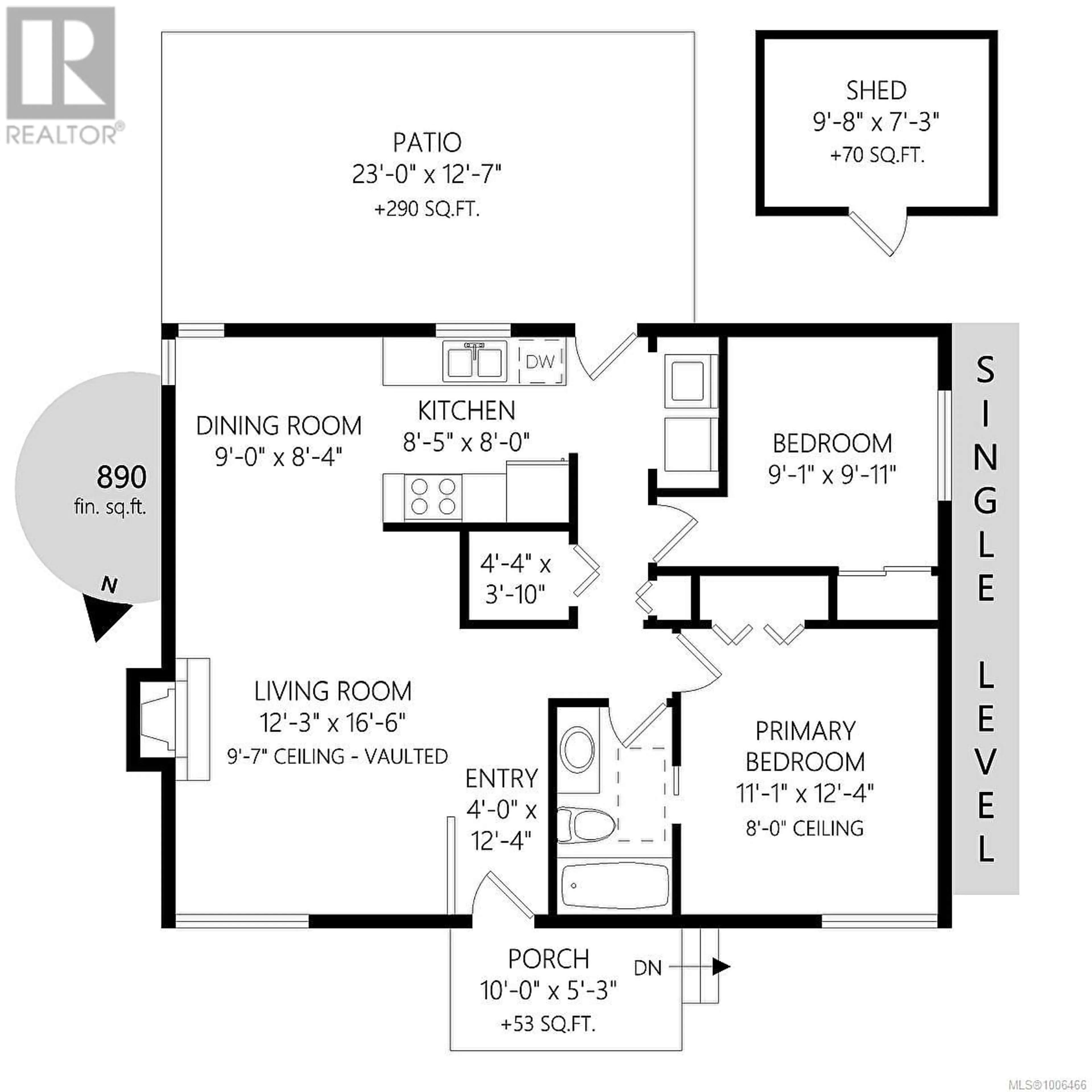 Floor plan for 4263 DIEPPE ROAD, Saanich British Columbia V8X2N2