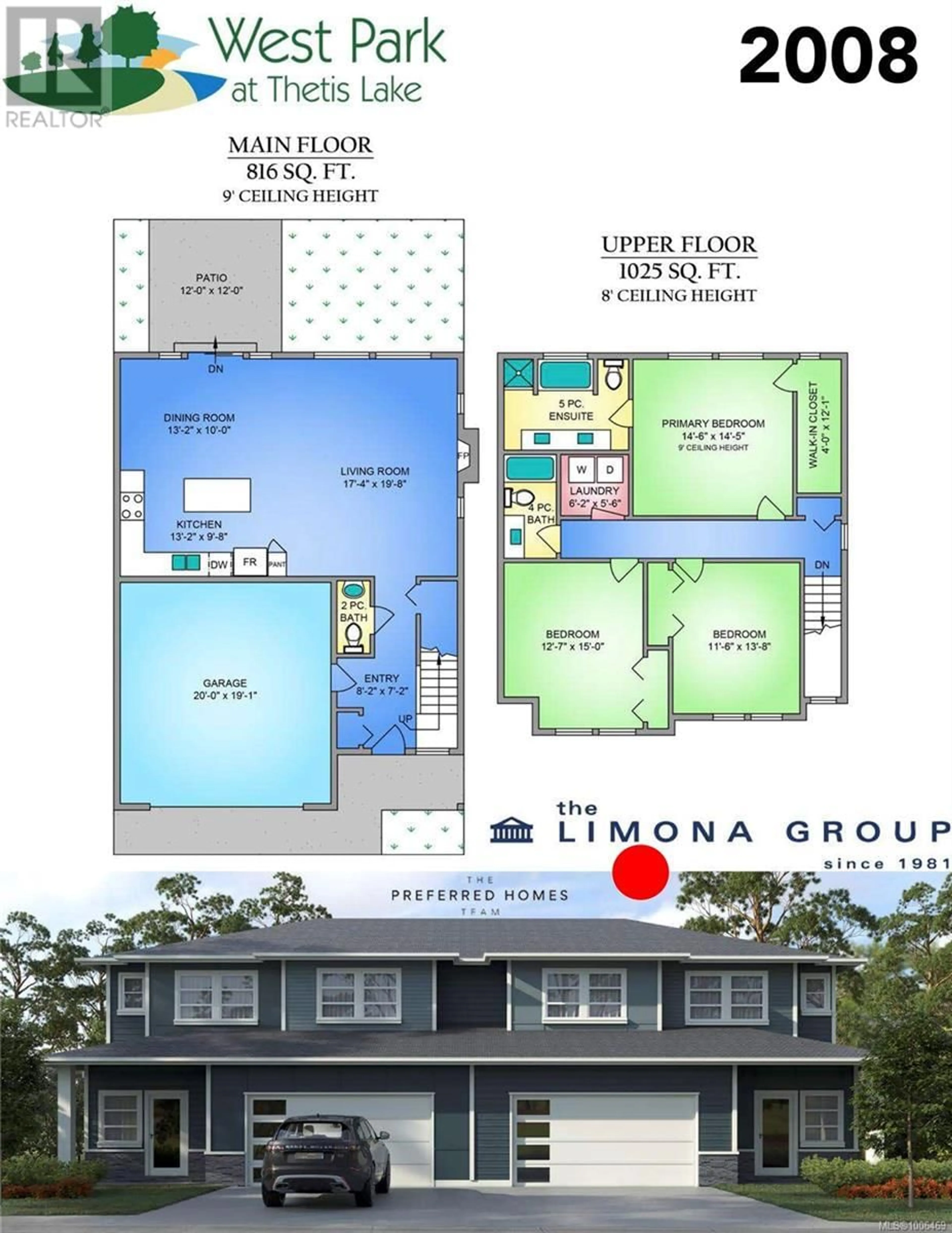 Floor plan for 2008 WEST PARK LANE, View Royal British Columbia V9B5Z2