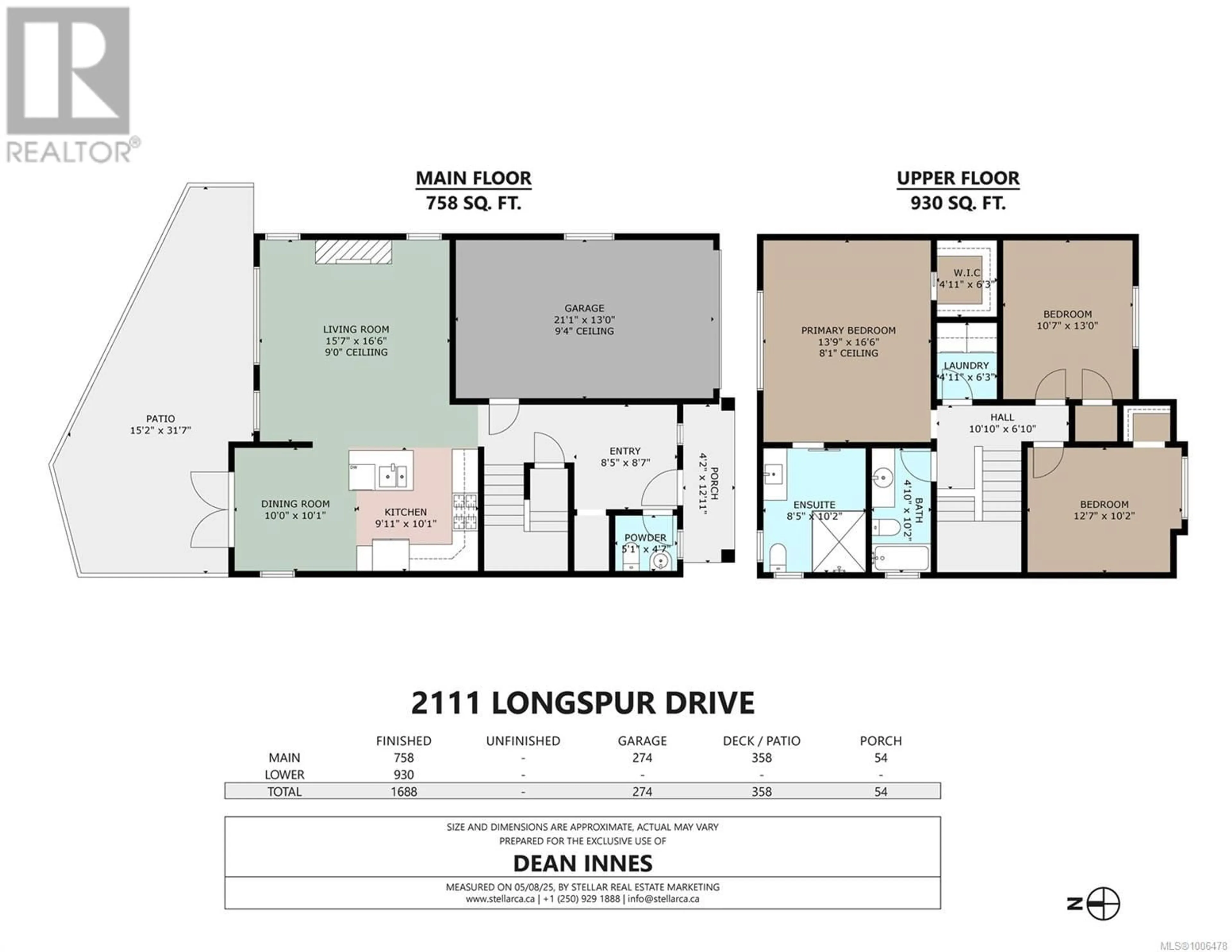 Floor plan for 2111 LONGSPUR DRIVE, Langford British Columbia V9B0E7