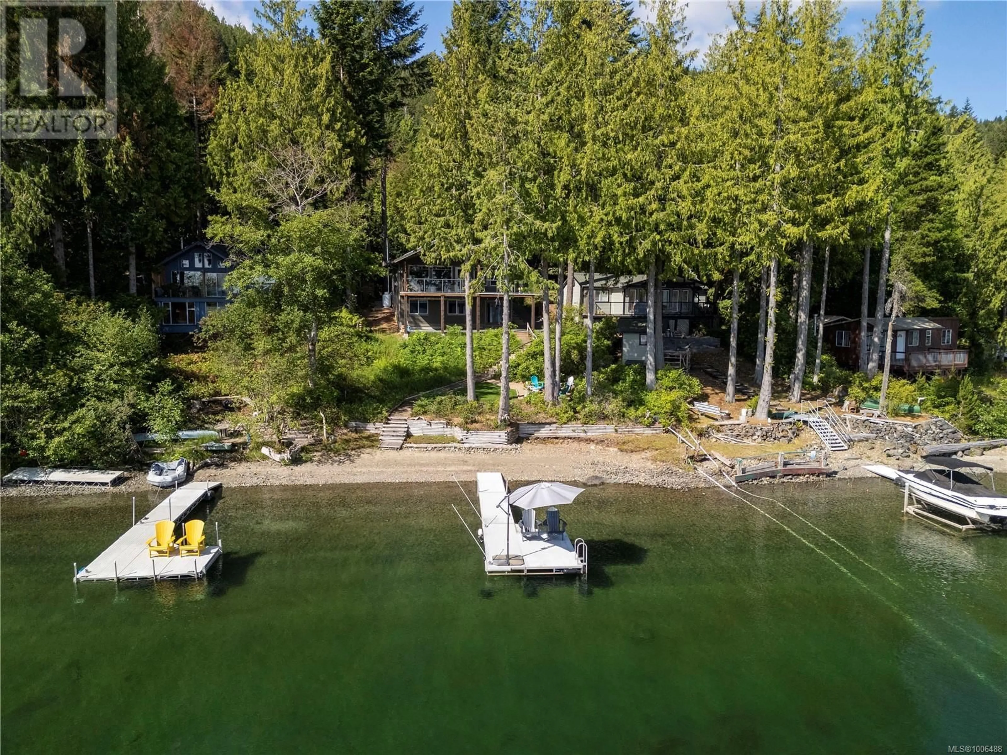 A pic from outside/outdoor area/front of a property/back of a property/a pic from drone, water/lake/river/ocean view for 2304 SOUTH LAKE ROAD, Qualicum Beach British Columbia V9K2L7