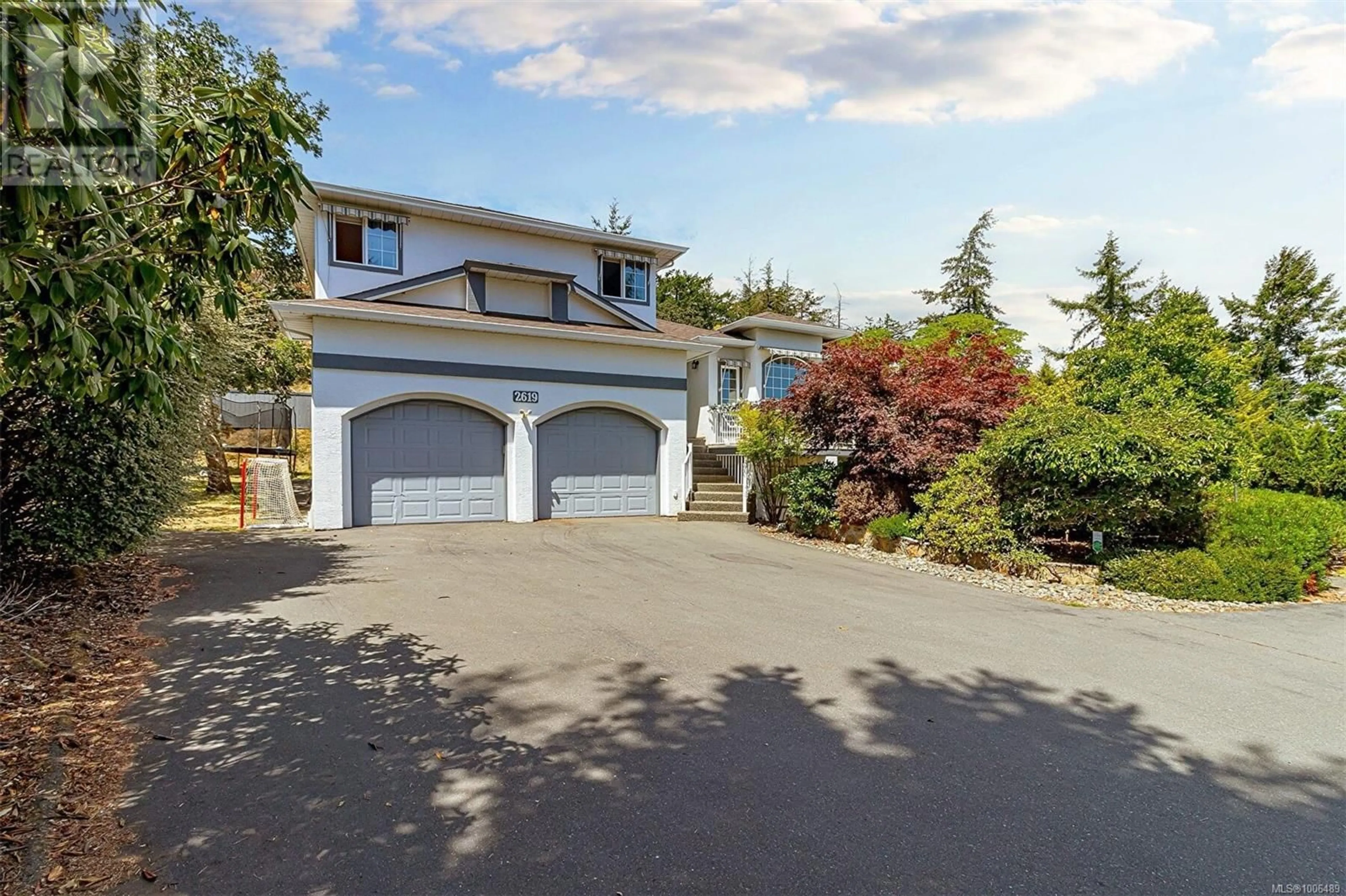 A pic from outside/outdoor area/front of a property/back of a property/a pic from drone, street for 2619 CRYSTALVIEW DRIVE, Langford British Columbia V9B5W5