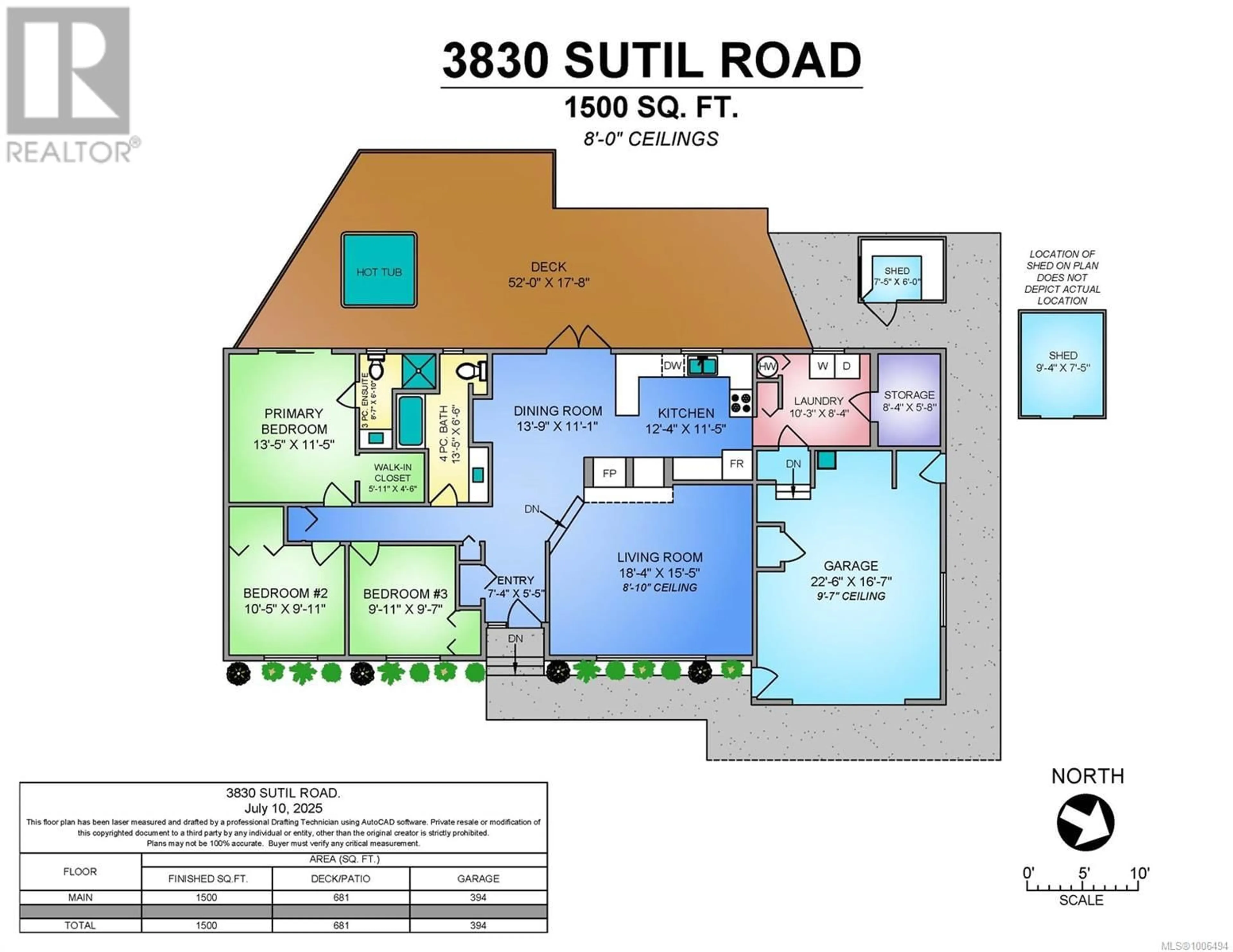 Floor plan for 3830 SUTIL ROAD, Campbell River British Columbia V9H1J5