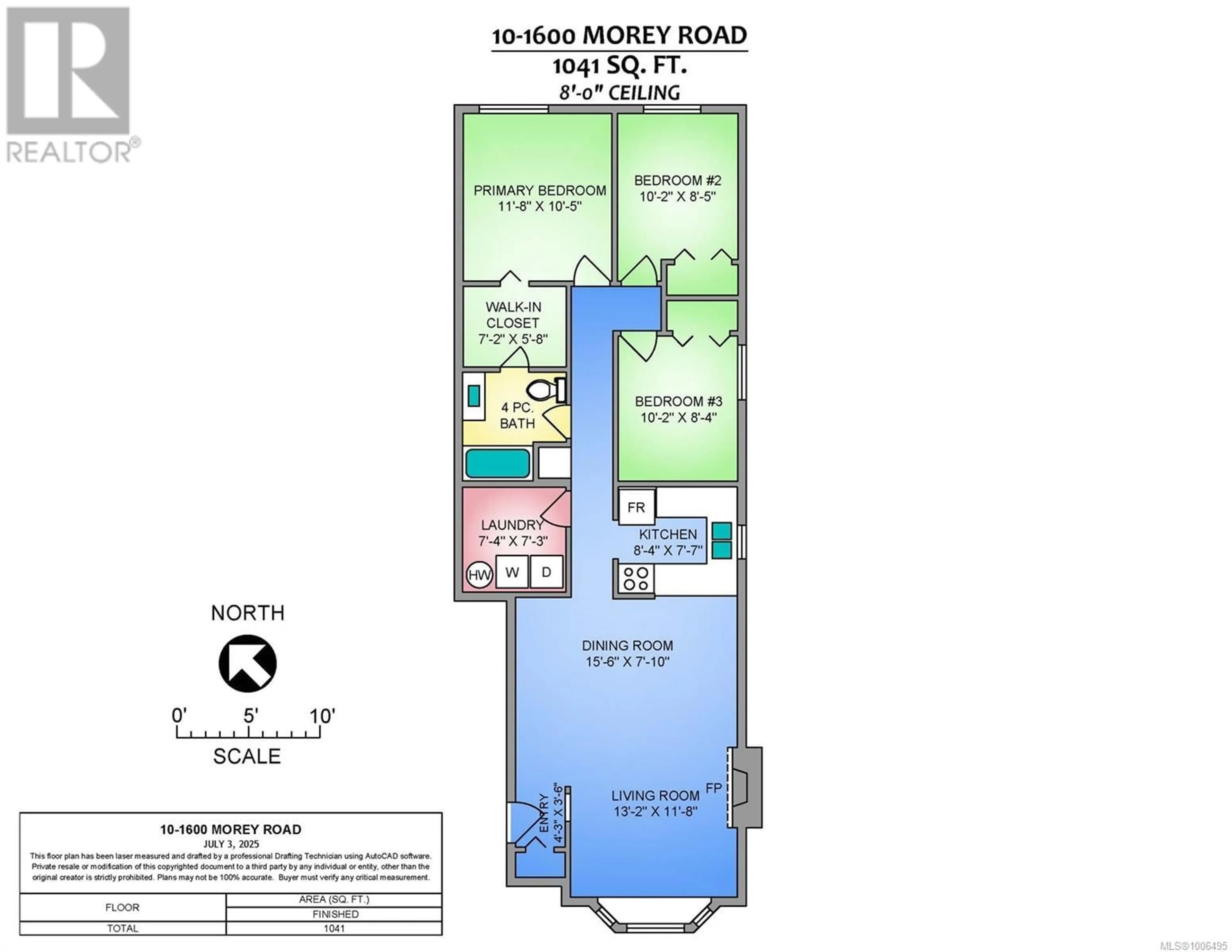Floor plan for 10 - 1600 MOREY ROAD, Nanaimo British Columbia V9S1J7