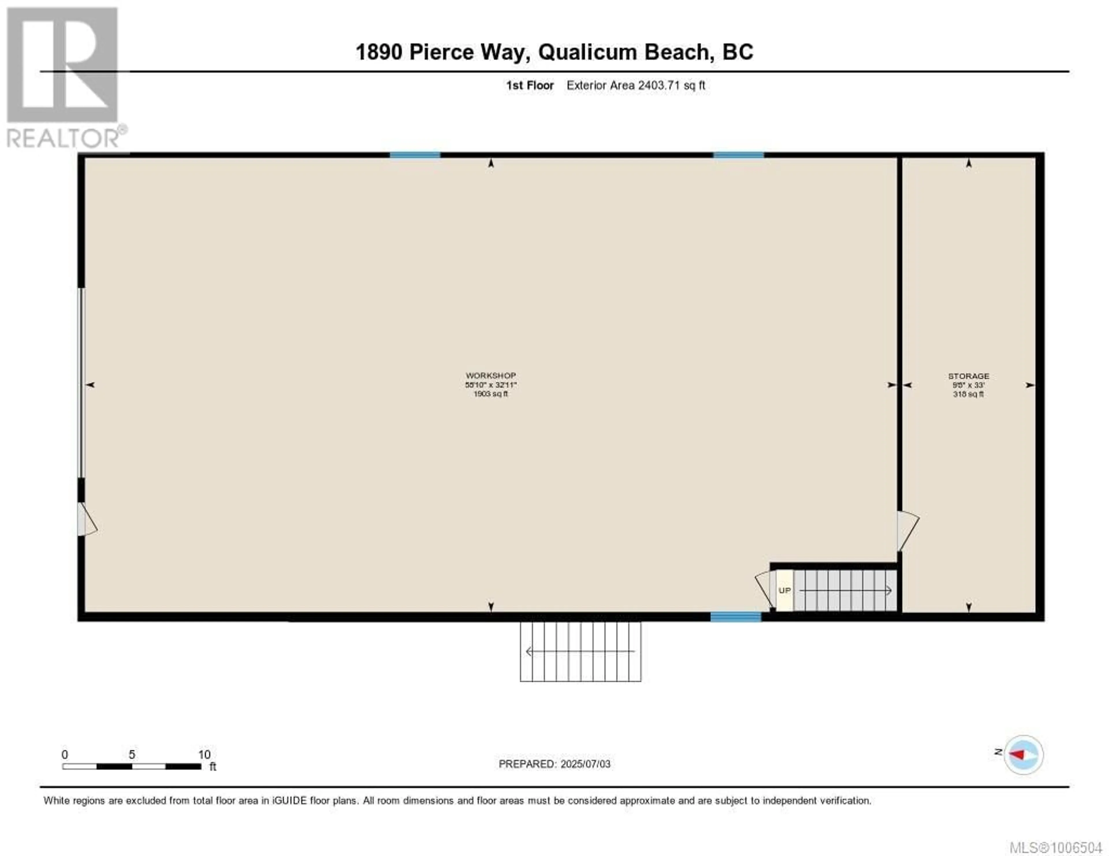 Floor plan for 1890 PIERCE WAY, Qualicum Beach British Columbia V9K2V1