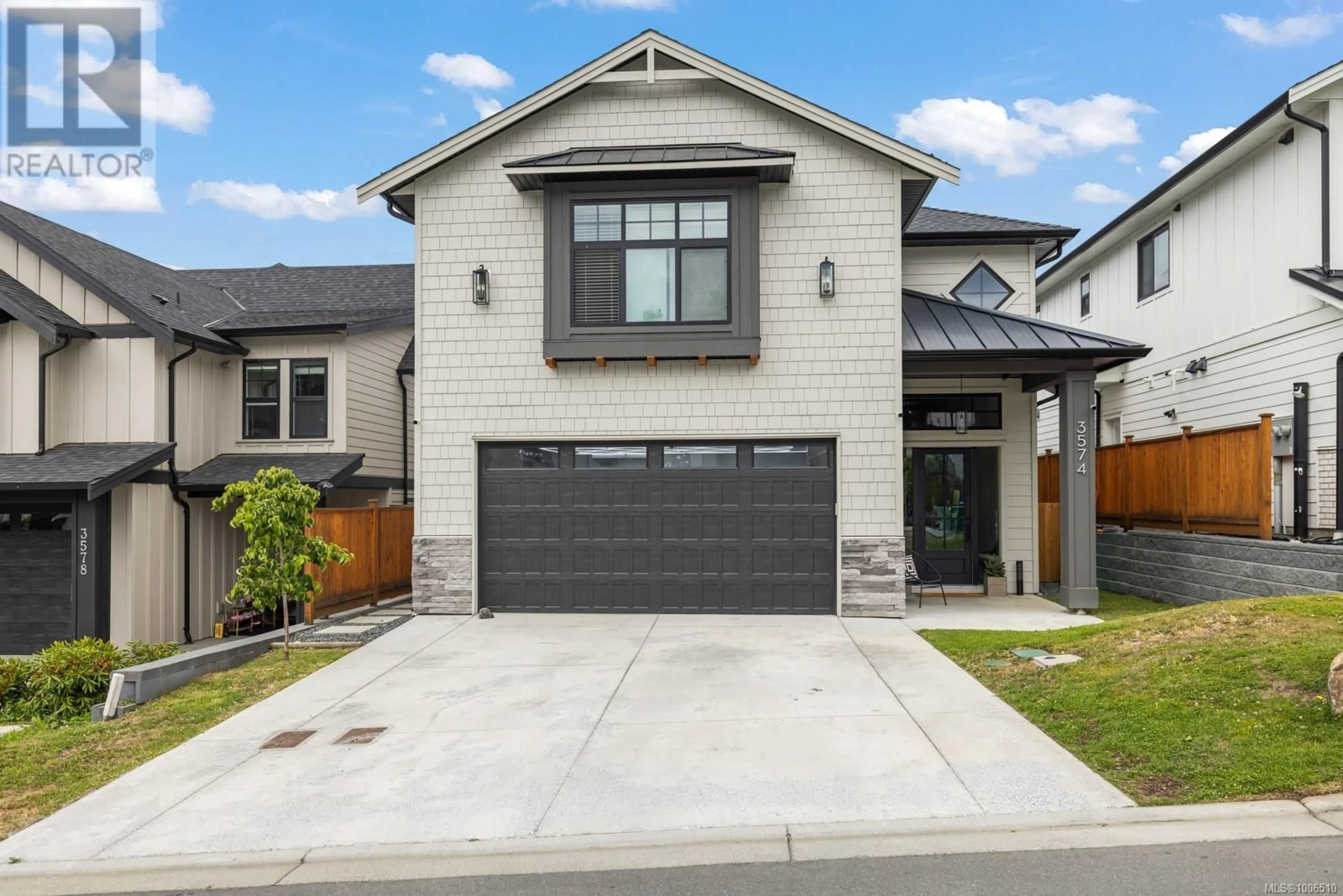 Home with brick exterior material, street for 3574 DELBLUSH LANE, Langford British Columbia V9C0K5